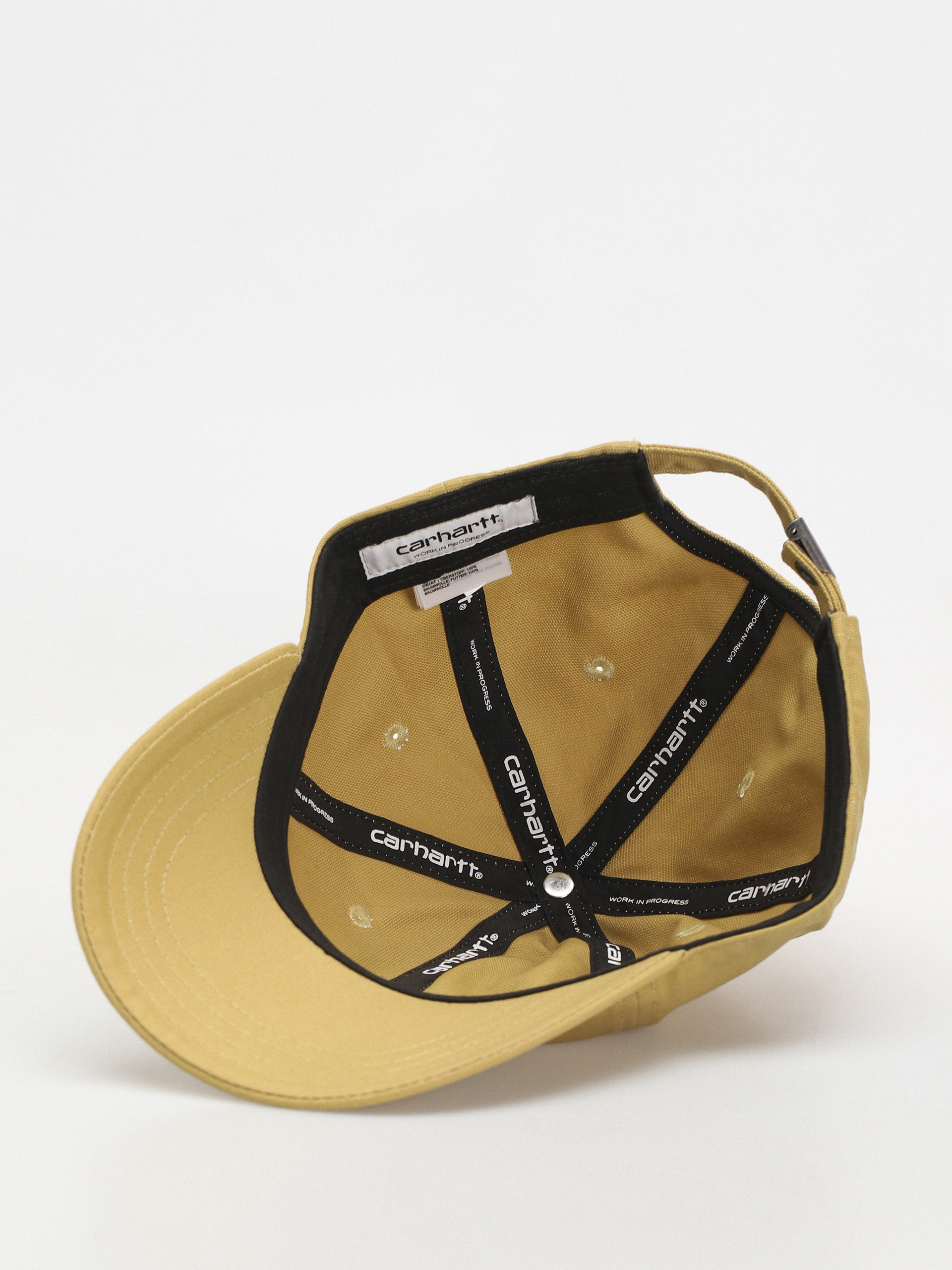 Kšiltovka  Carhartt WIP Canvas Script (agate/white)