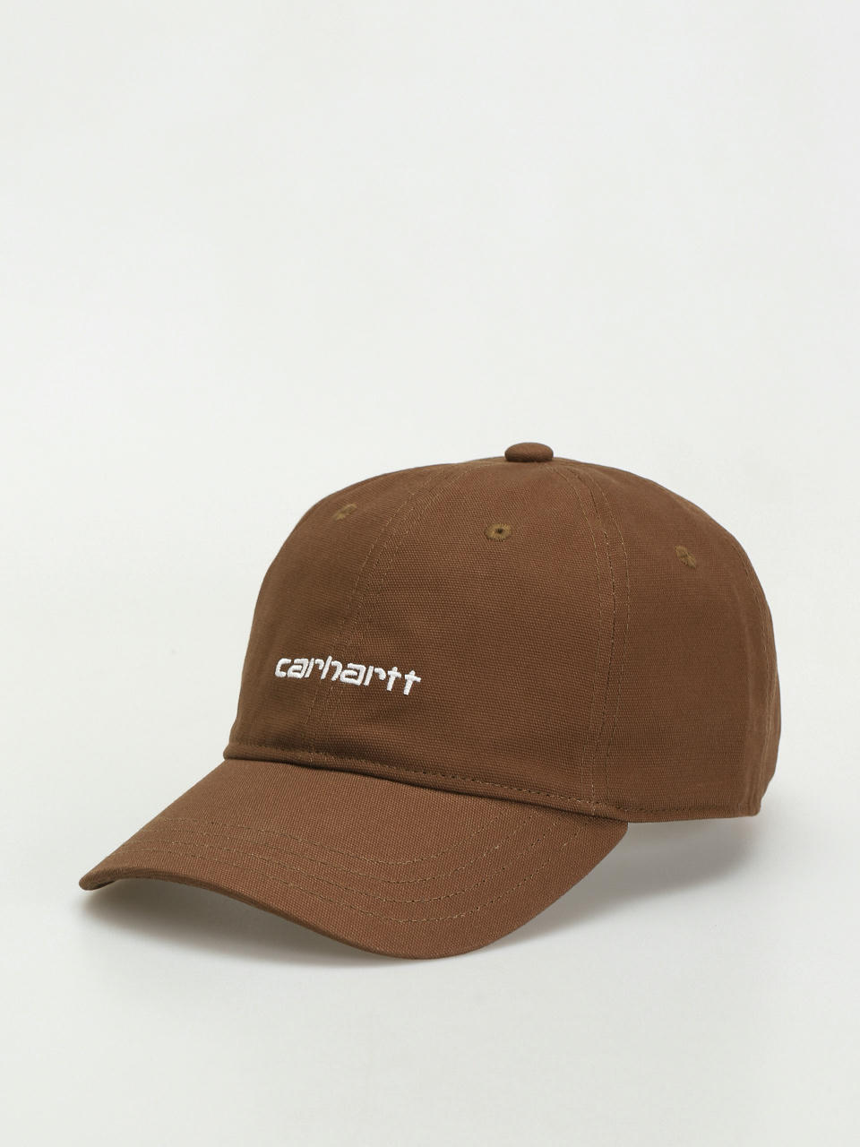 Kšiltovka  Carhartt WIP Canvas Script (lumber/white)