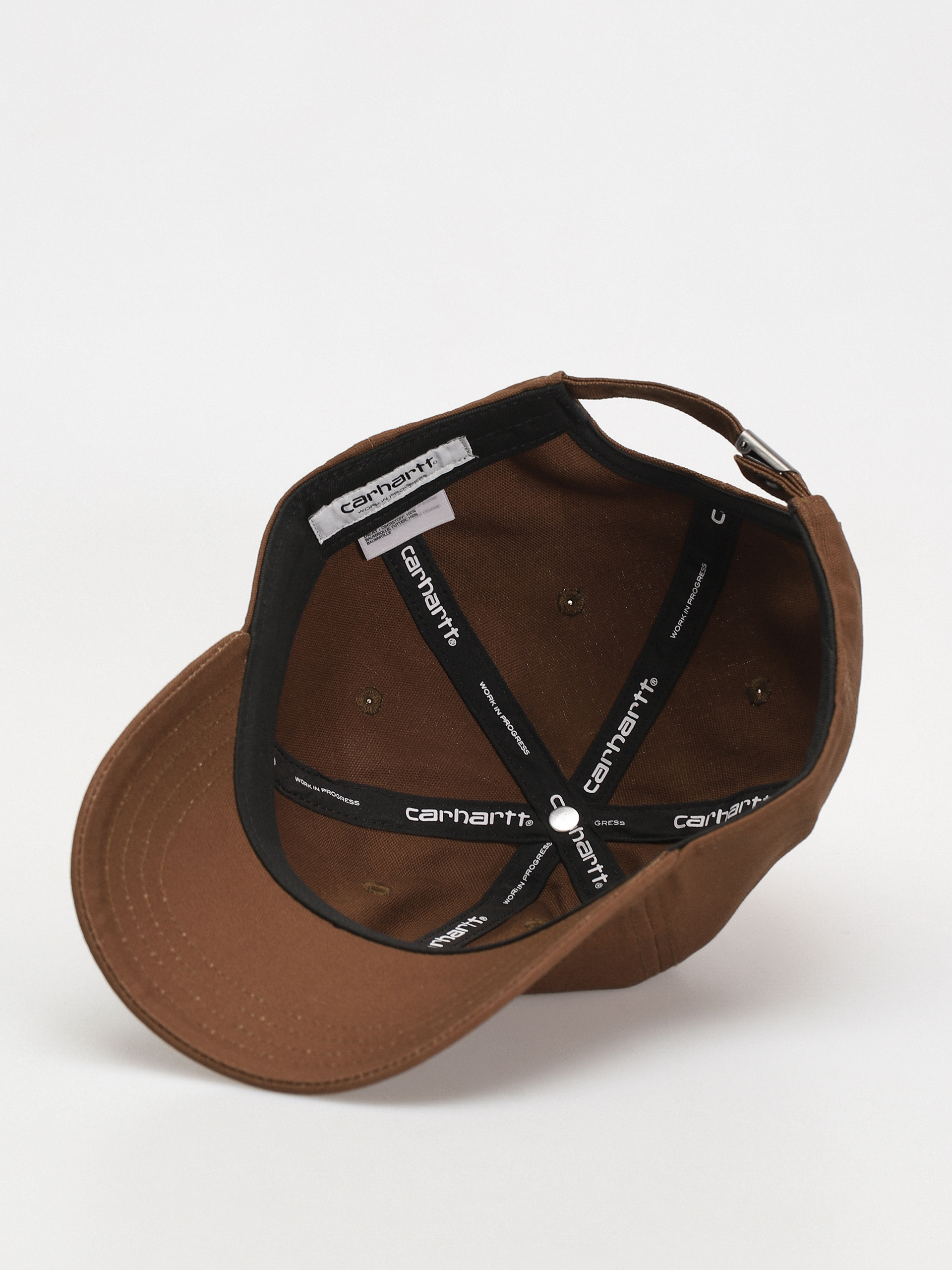 Kšiltovka  Carhartt WIP Canvas Script (lumber/white)