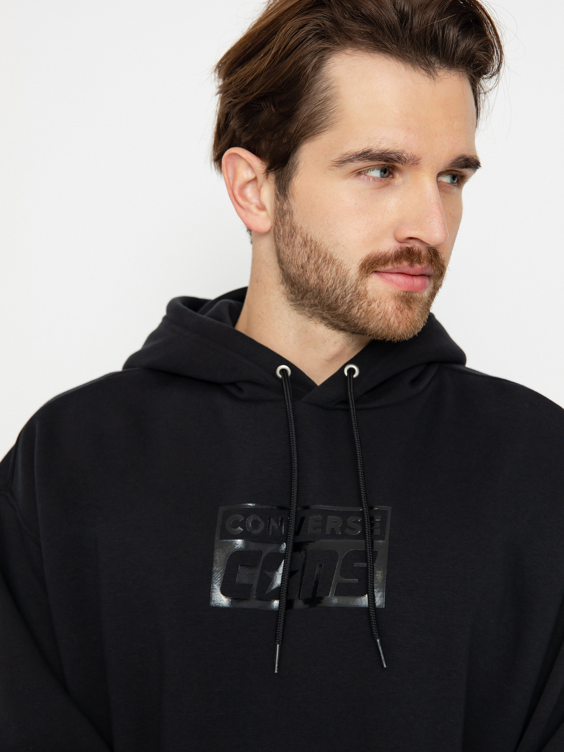 Mikina s kapucí Converse Cons HD (black)