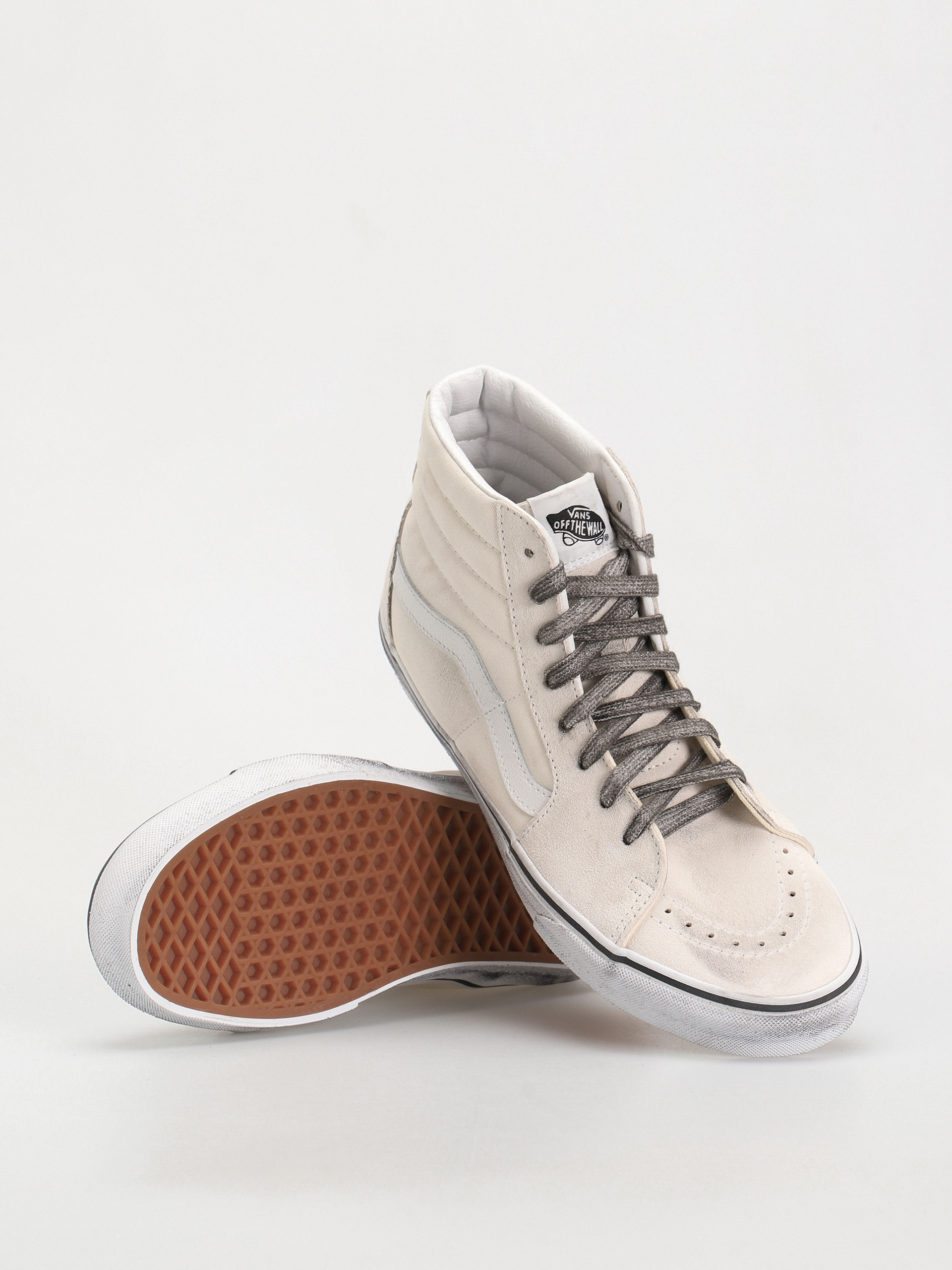 Boty Vans Sk8 Hi (stressed white/white)