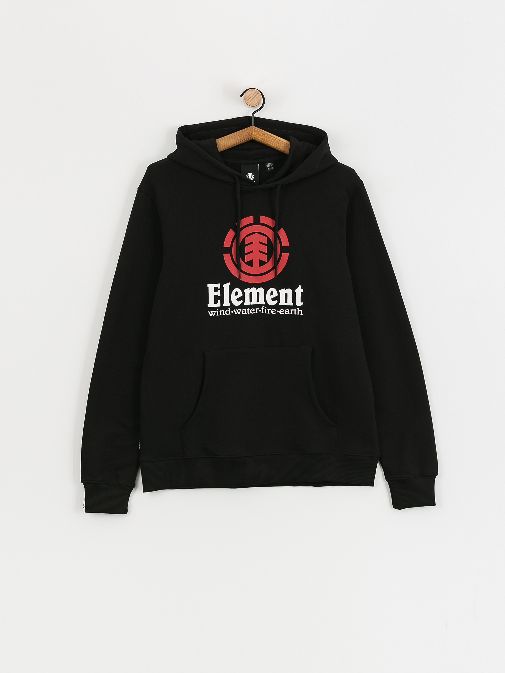 Mikina s kapucí Element Vertical HD (flint black)