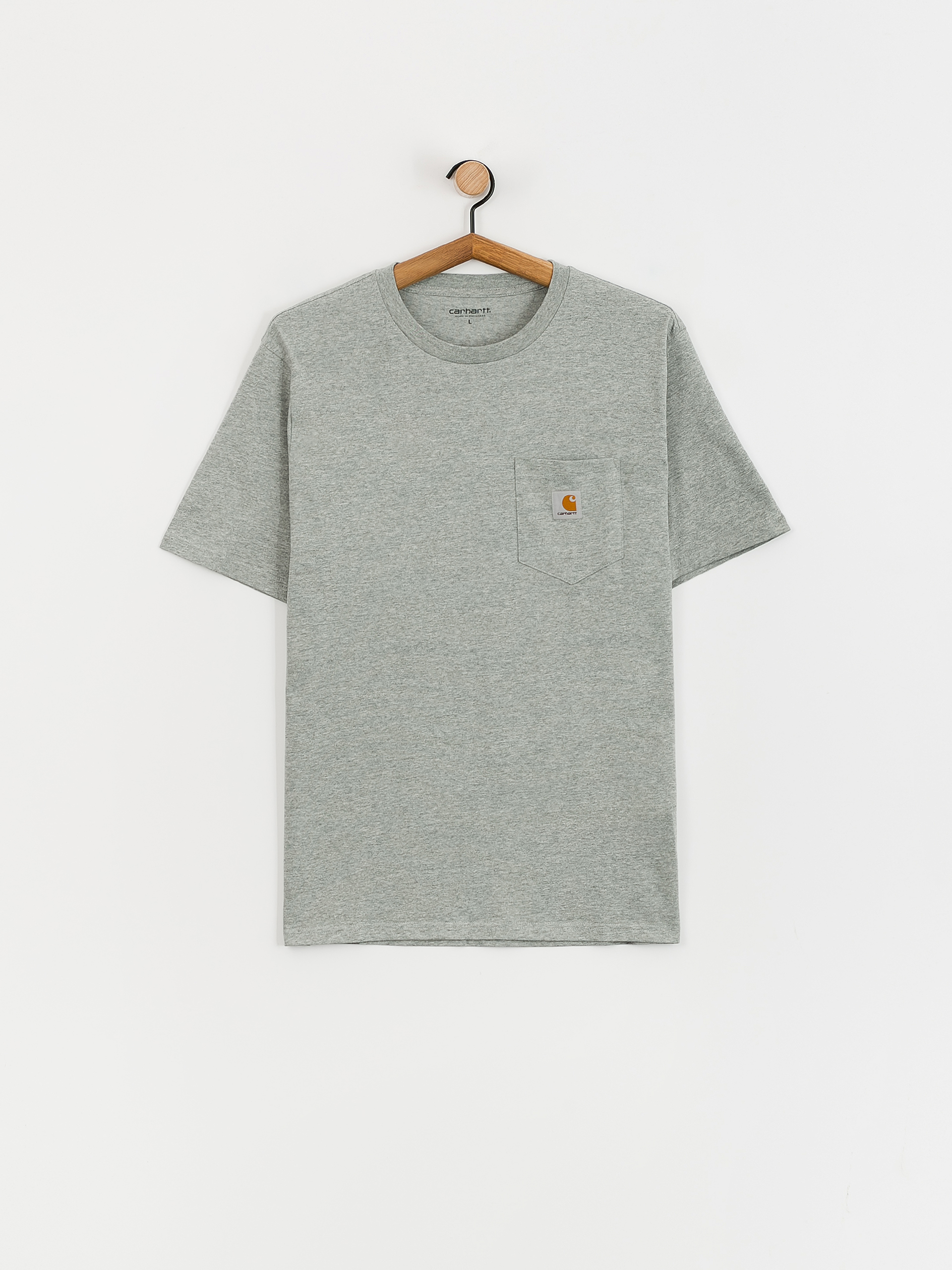 Tričko Carhartt WIP Pocket (grey heather)