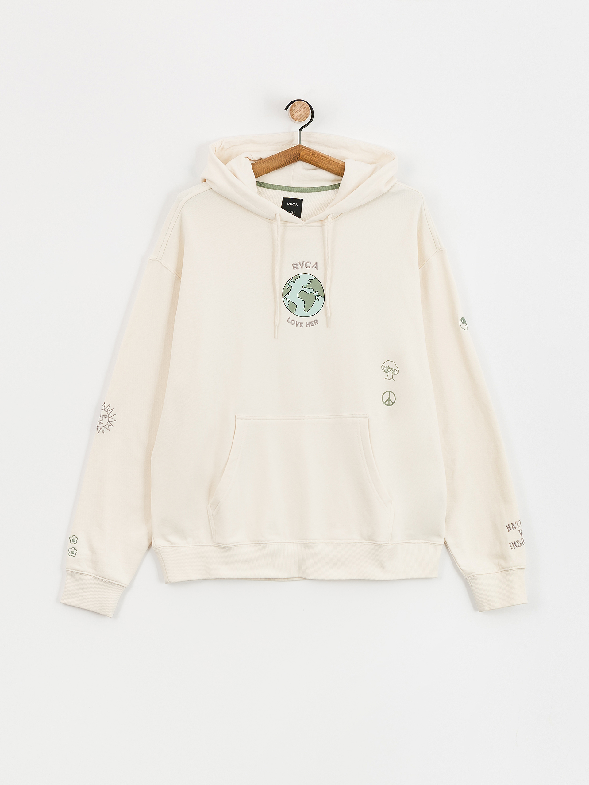 Mikina s kapucí RVCA Love Her HD (salt)