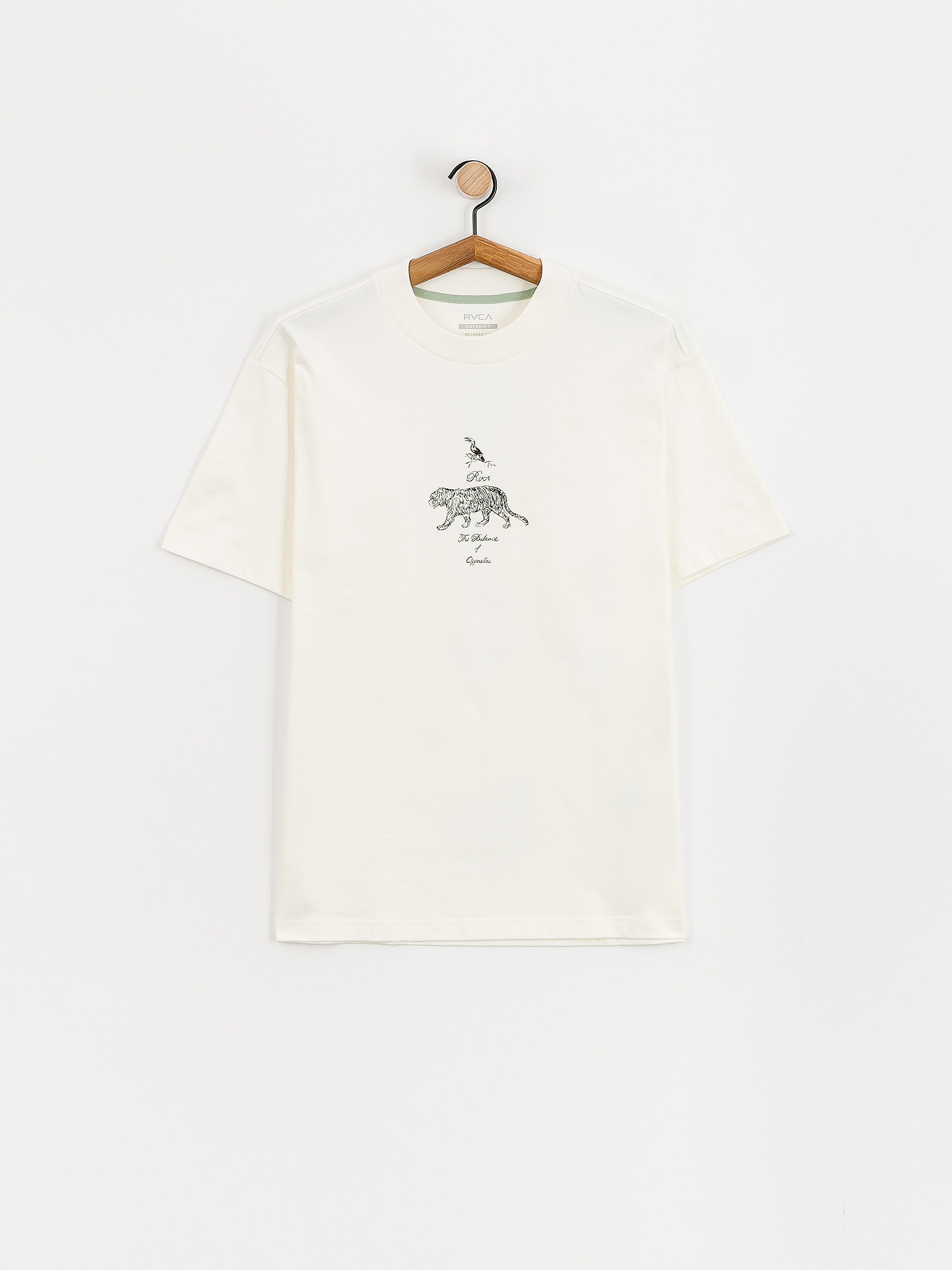 Tričko RVCA Tiger Style (salt)