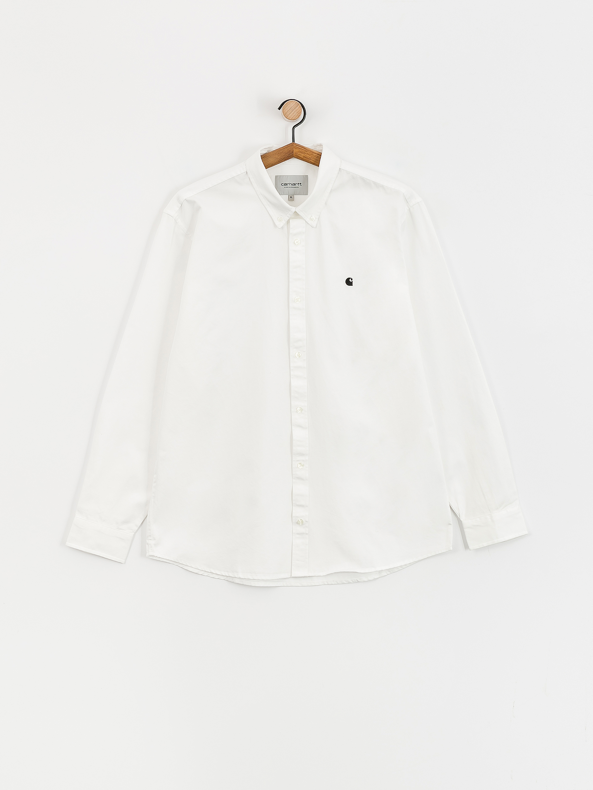 Košile Carhartt WIP Madison (white/black)