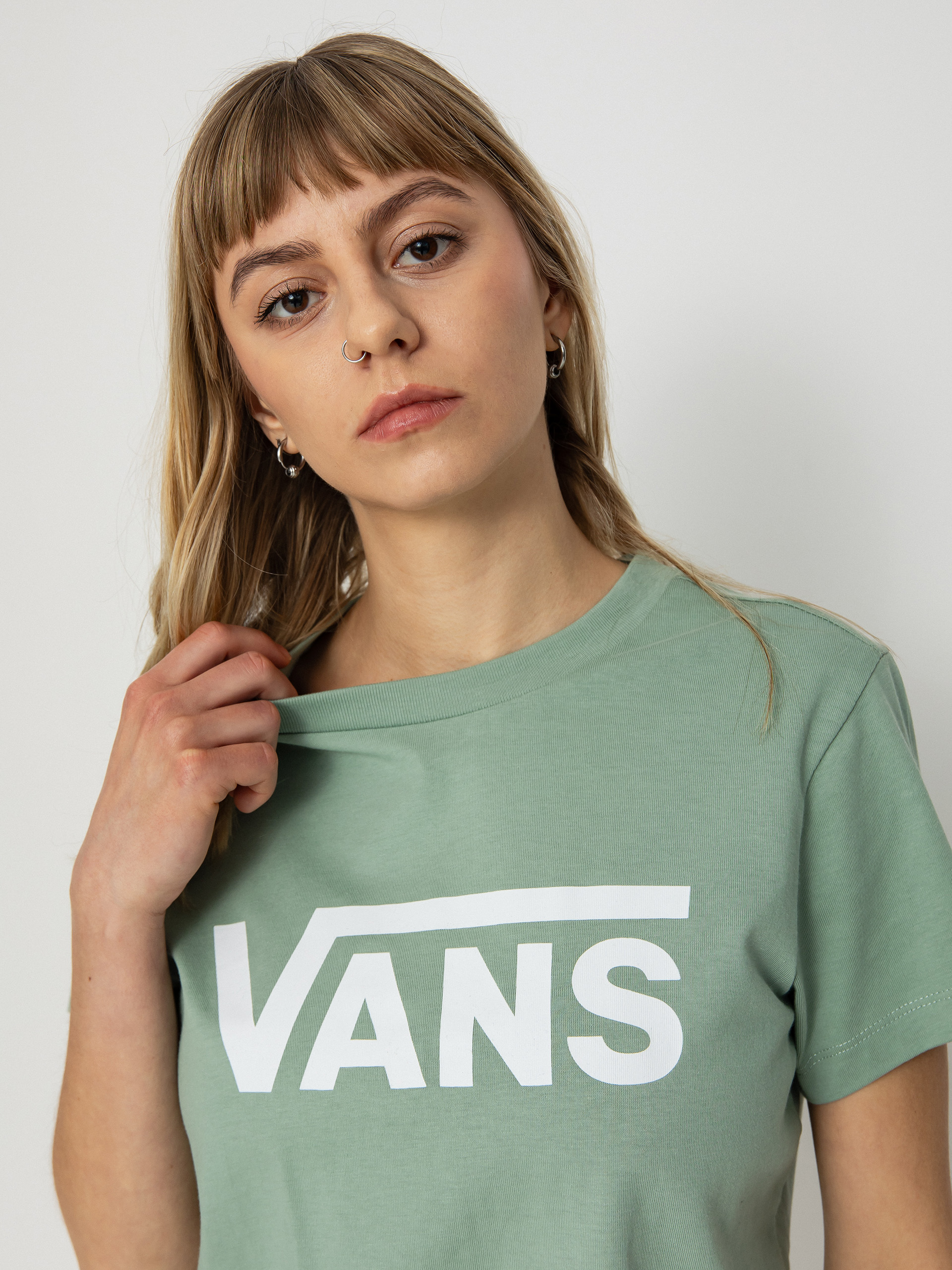 Tričko Vans Flying V Crew Wmn (flying v iceberg green)