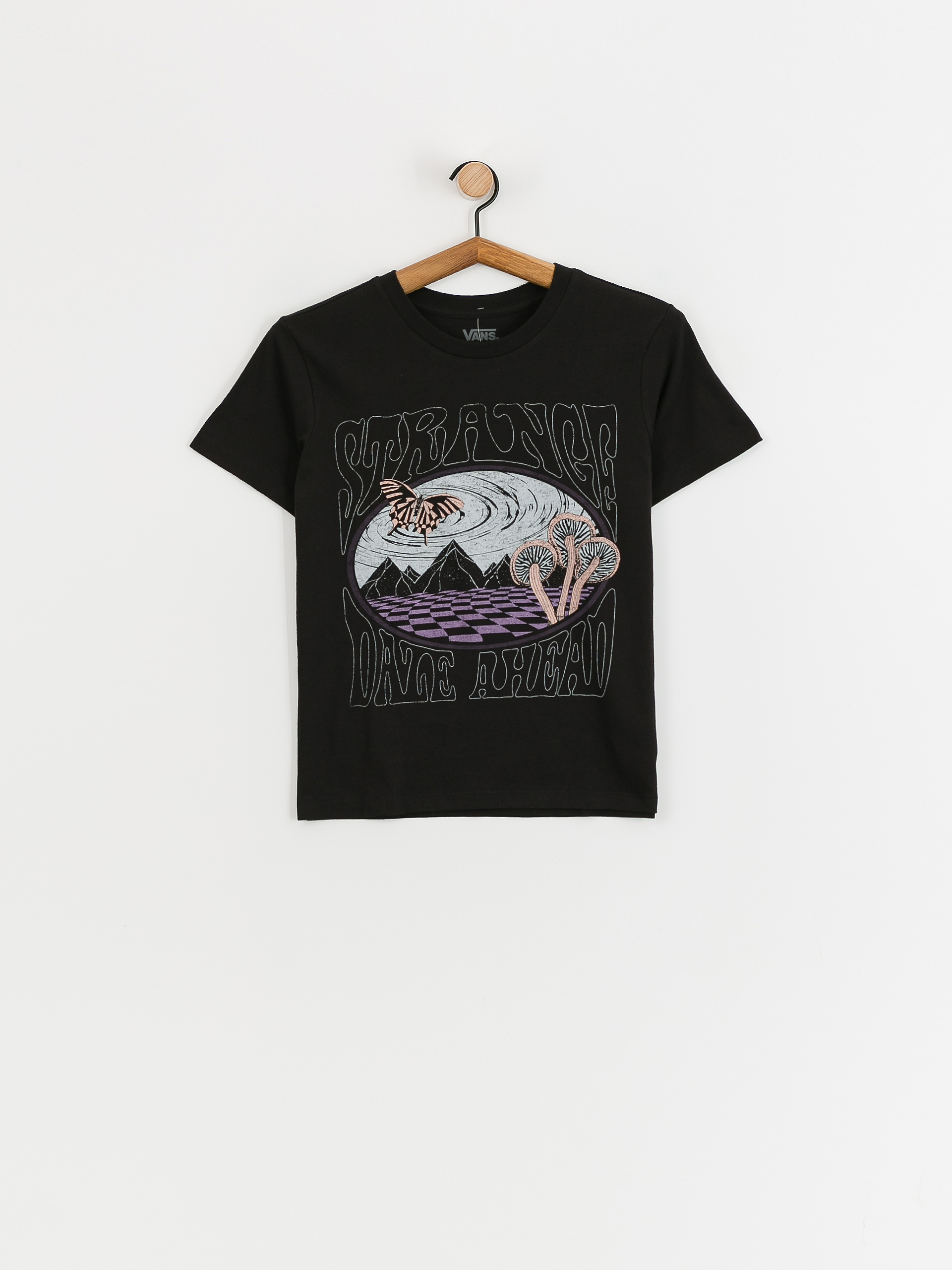 Tričko Vans Dazed Strange Crew Wmn (black)
