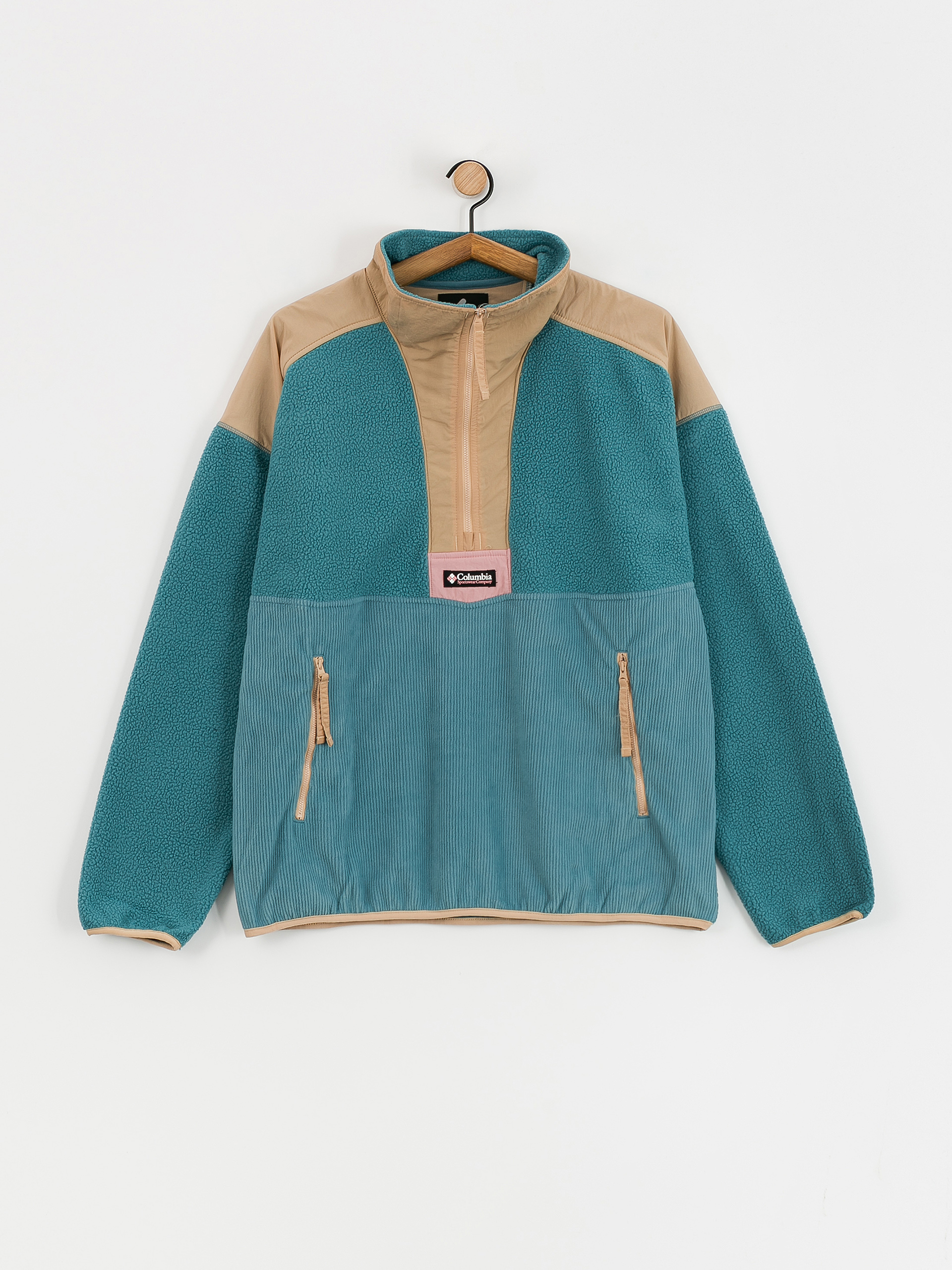 Pánský Fleecová mikina Columbia Riptide (cloudburst/canoe/salmon rose)