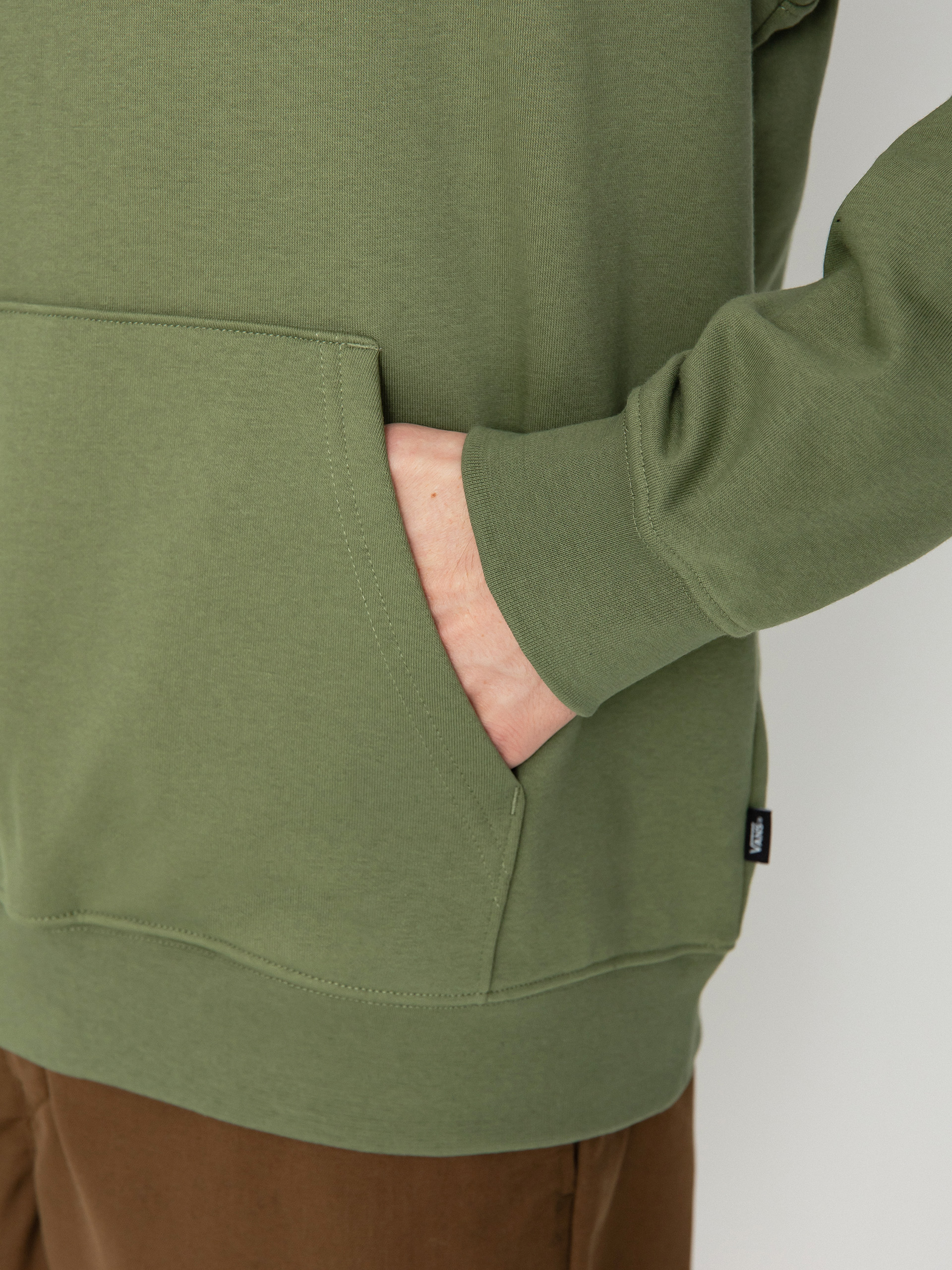 Mikina s kapucí Vans Vans Sport Loose Fit Fleece HD (olivine)