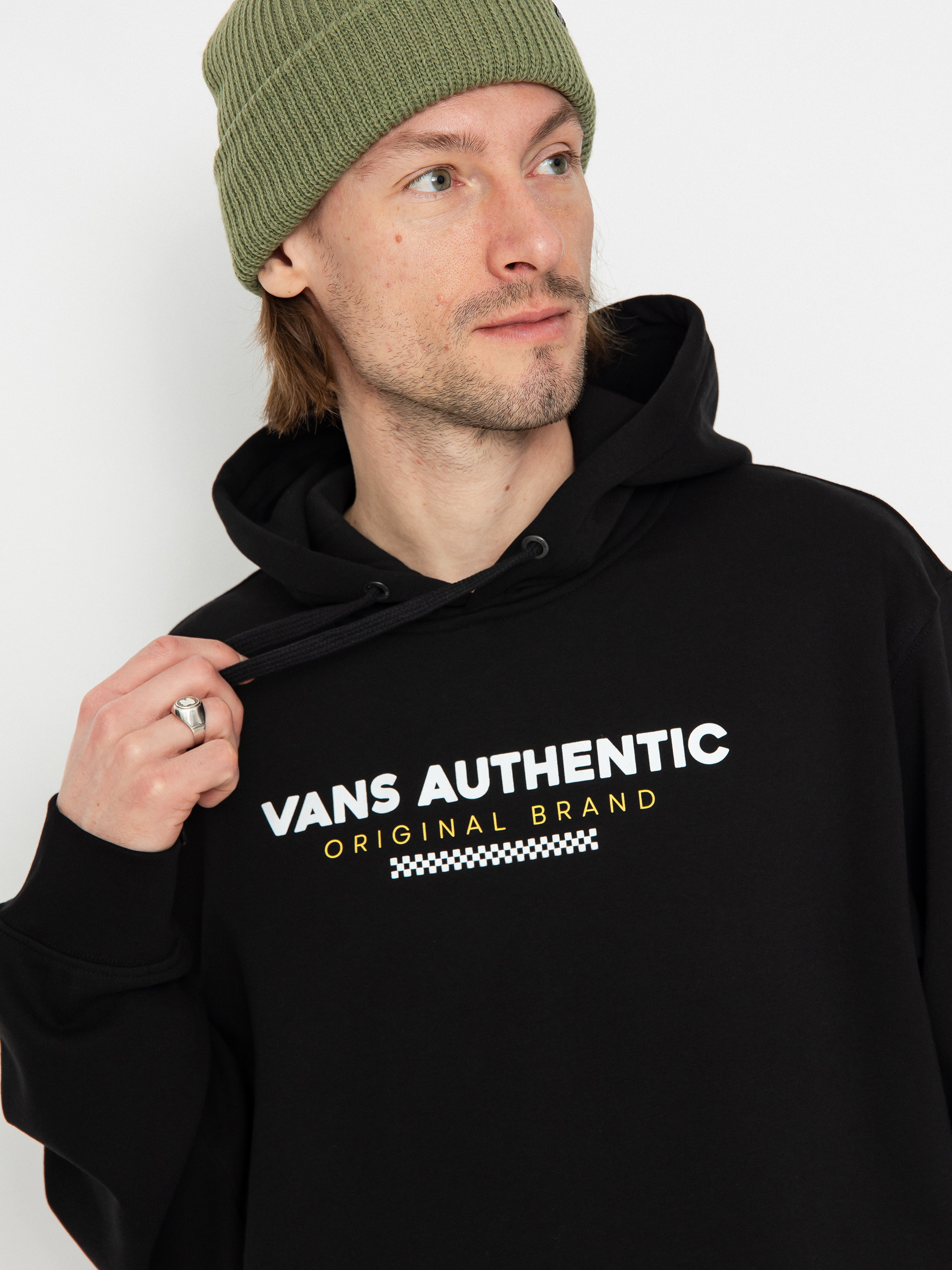 Mikina s kapucí Vans Vans Sport Loose Fit Fleece HD (black)