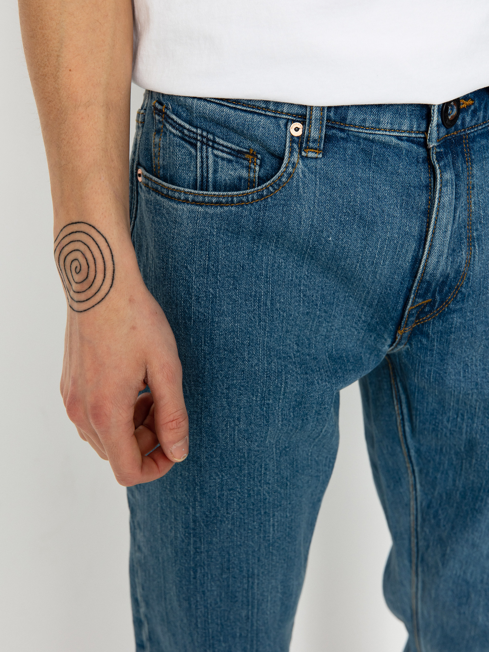 Kalhoty Volcom Vorta Denim (aged indigo)