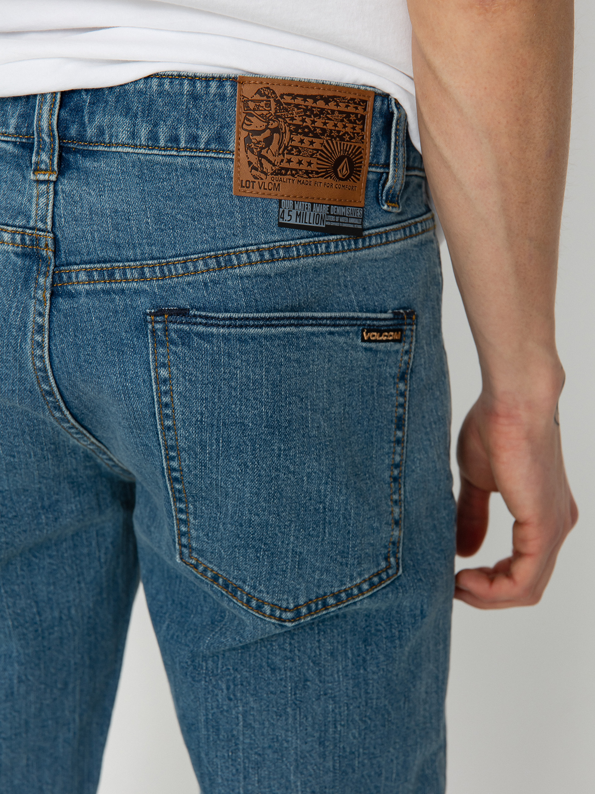 Kalhoty Volcom Vorta Denim (aged indigo)