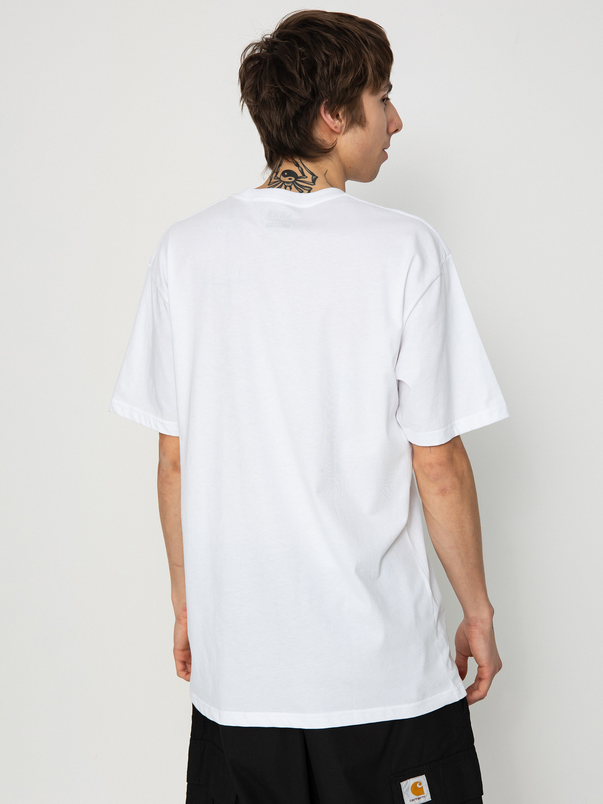 Tričko Vans Classic Easy Box (white/malibu blue)