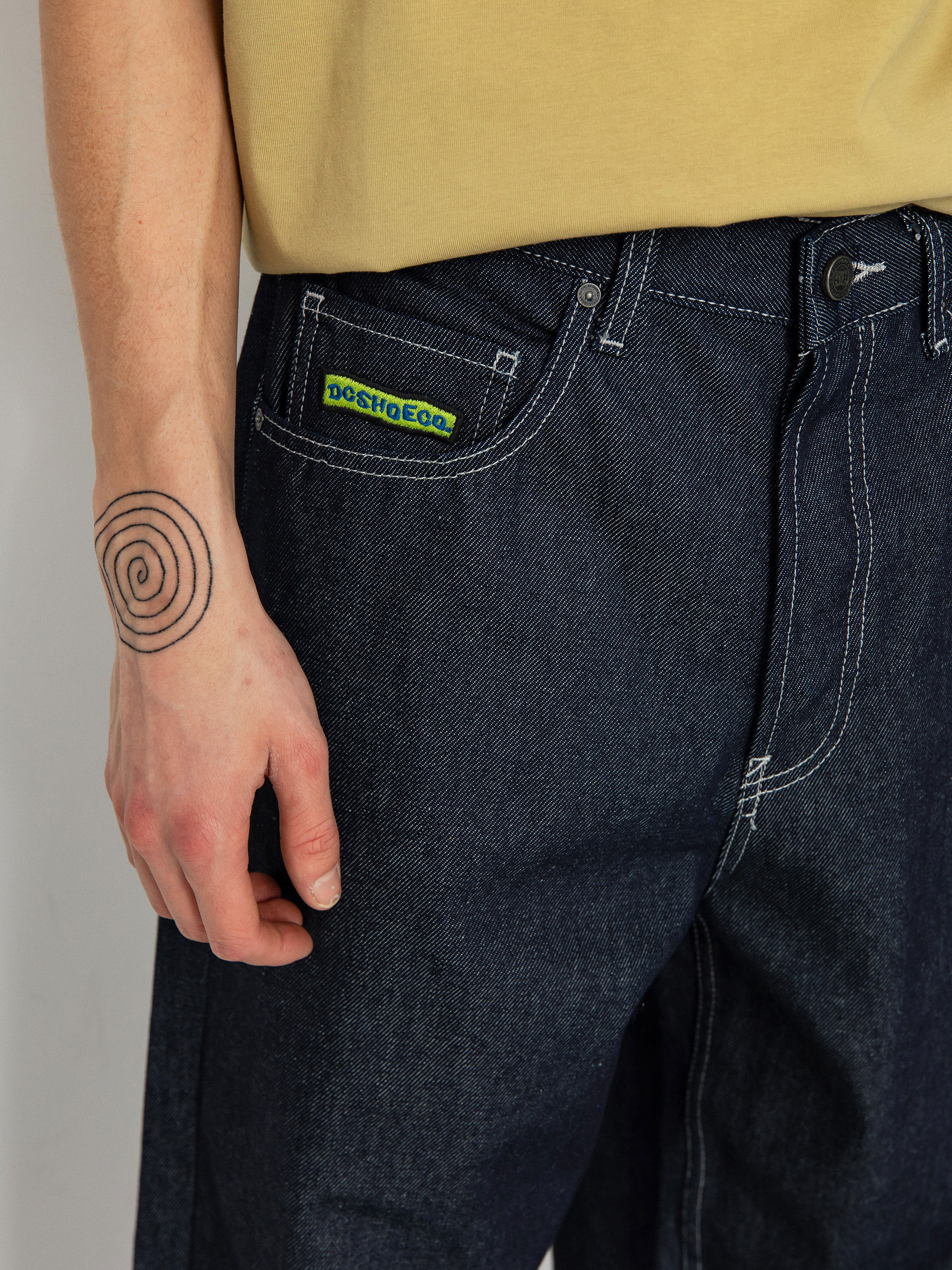 Kalhoty DC Baggy Denim (raw indigo)