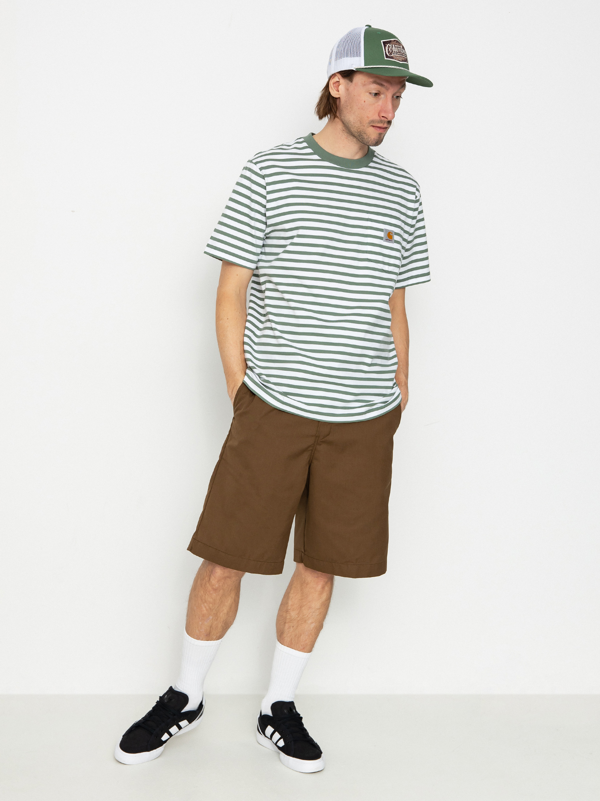 Tričko Carhartt WIP Seidler Pocket (seidler stripe/park/white)