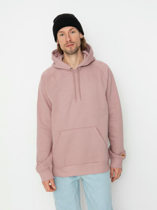 Mikina s kapucí Carhartt WIP Chase HD (glassy pink/gold)