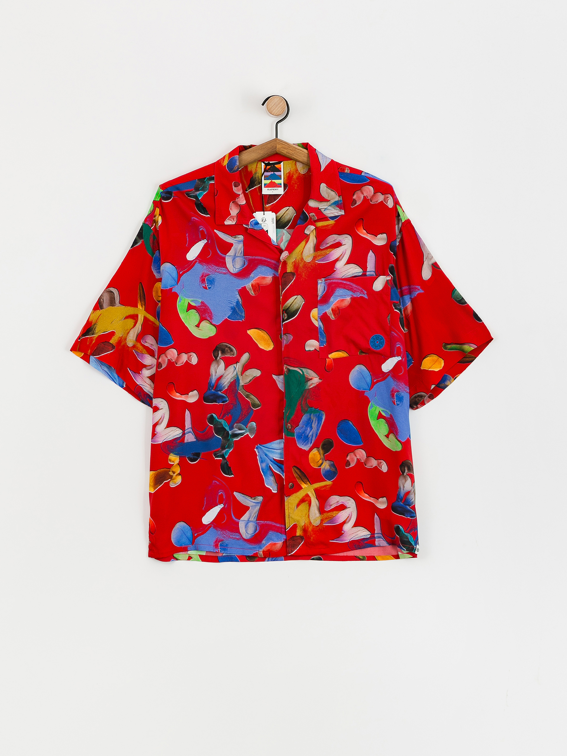 Košile Element Resort Blochold Shirt (red)