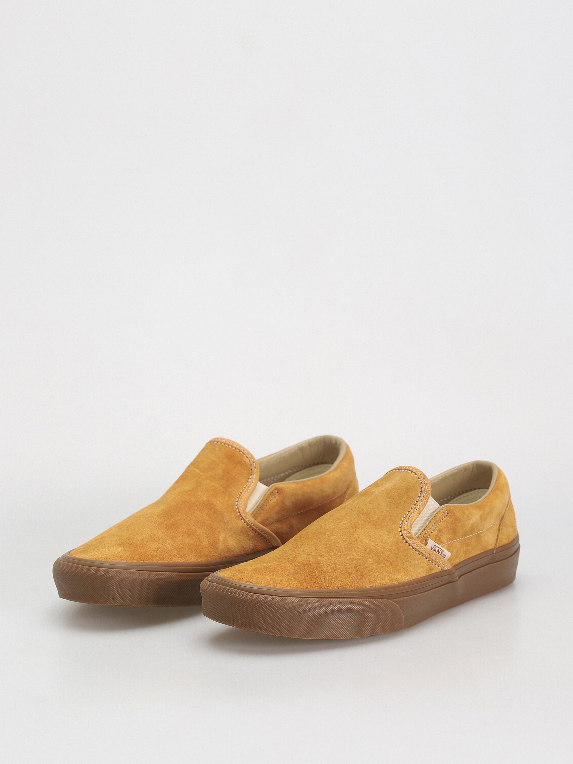 Boty Vans Classic Slip On (pig suede gum antelope)