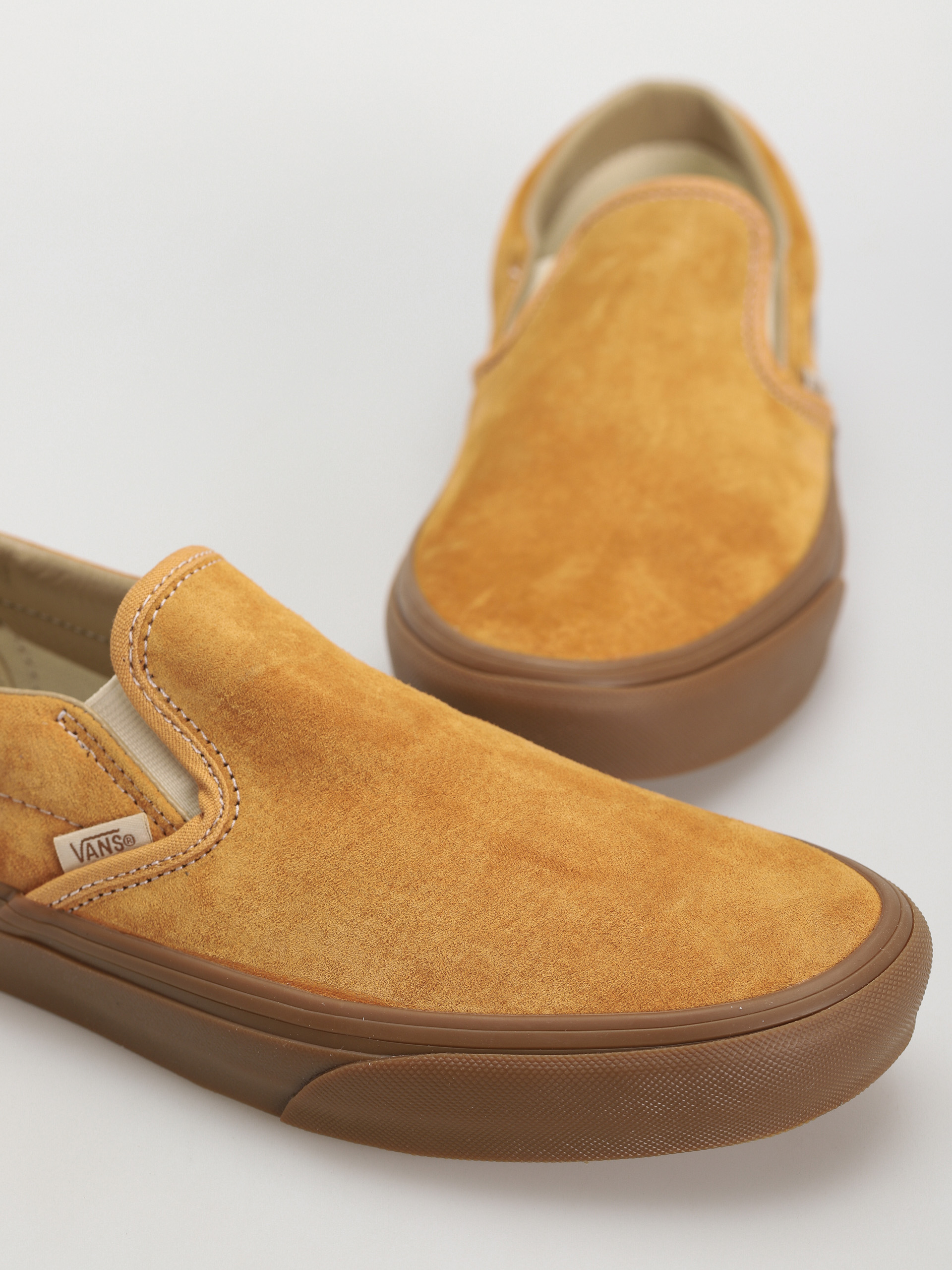 Boty Vans Classic Slip On (pig suede gum antelope)