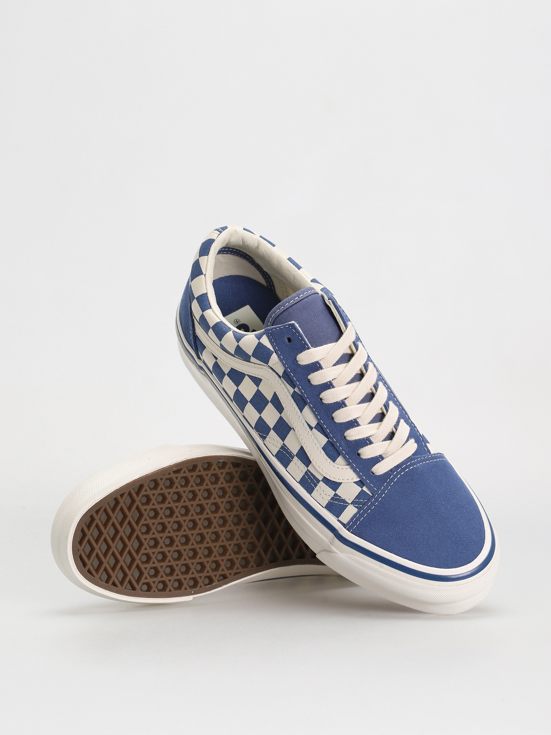Boty Vans Old Skool 36 (checkerboard medium blue)
