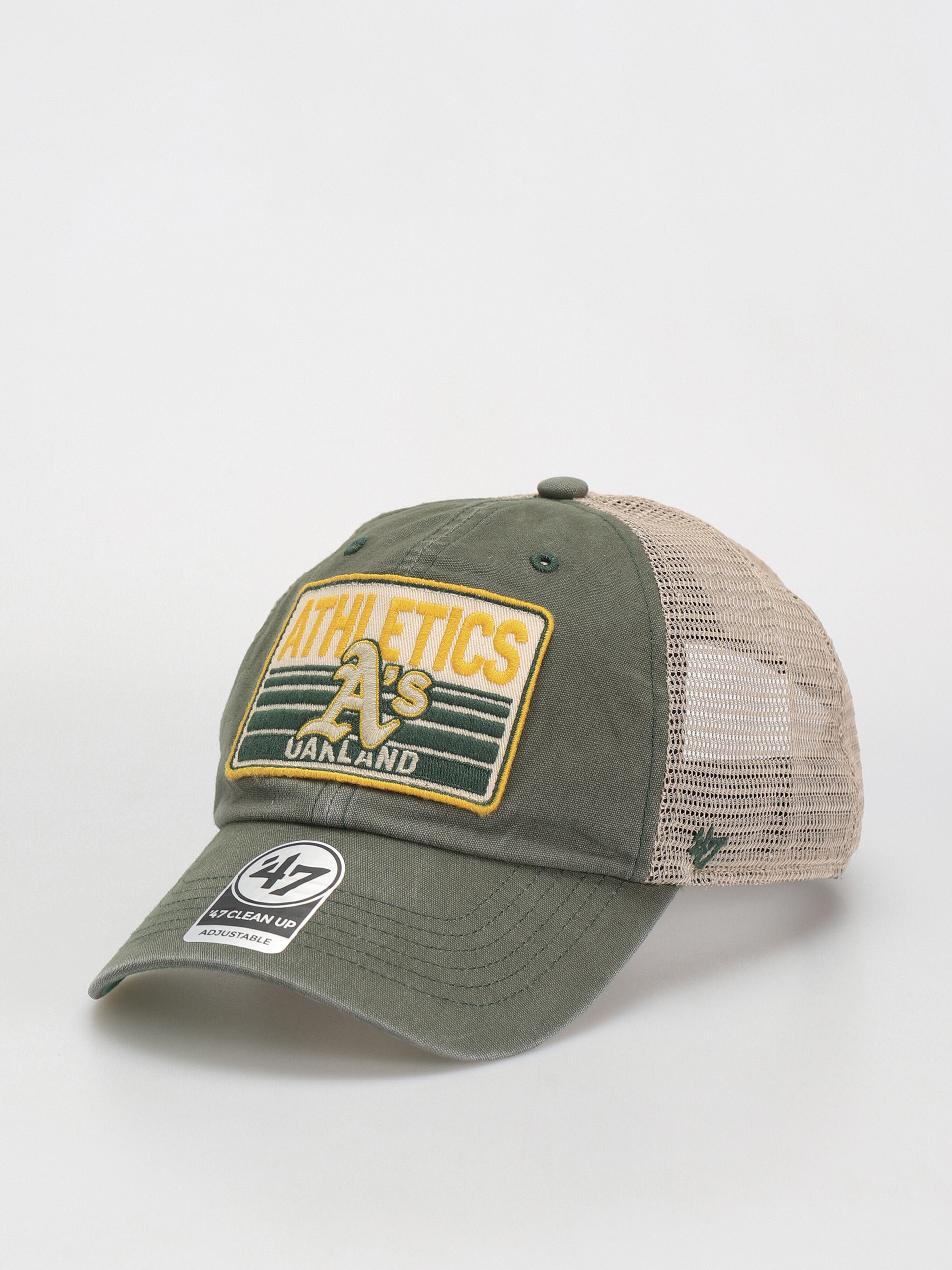Kšiltovka  47 Brand MLB Oakland Athletics Four Stroke (bottle green)