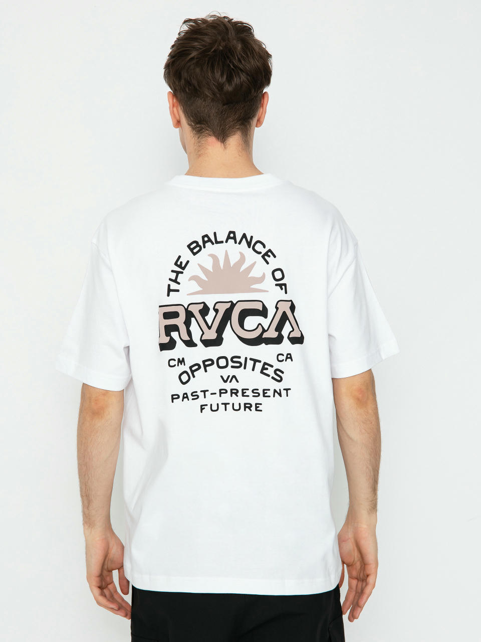 Tričko RVCA Type Set (white)