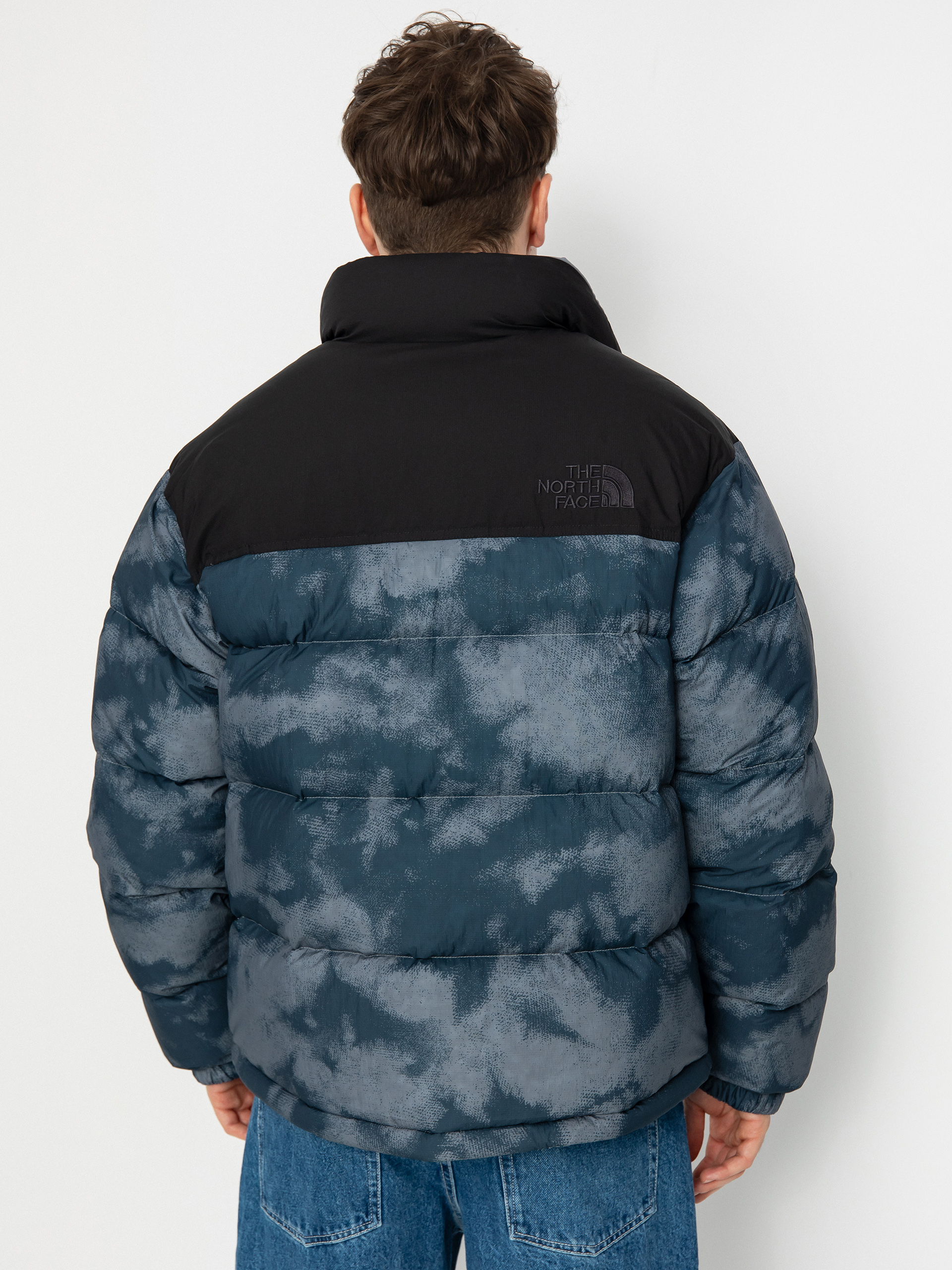 Bunda The North Face 92 Crinkle Rev Nuptse (blue dusk low-fi hi-tek)