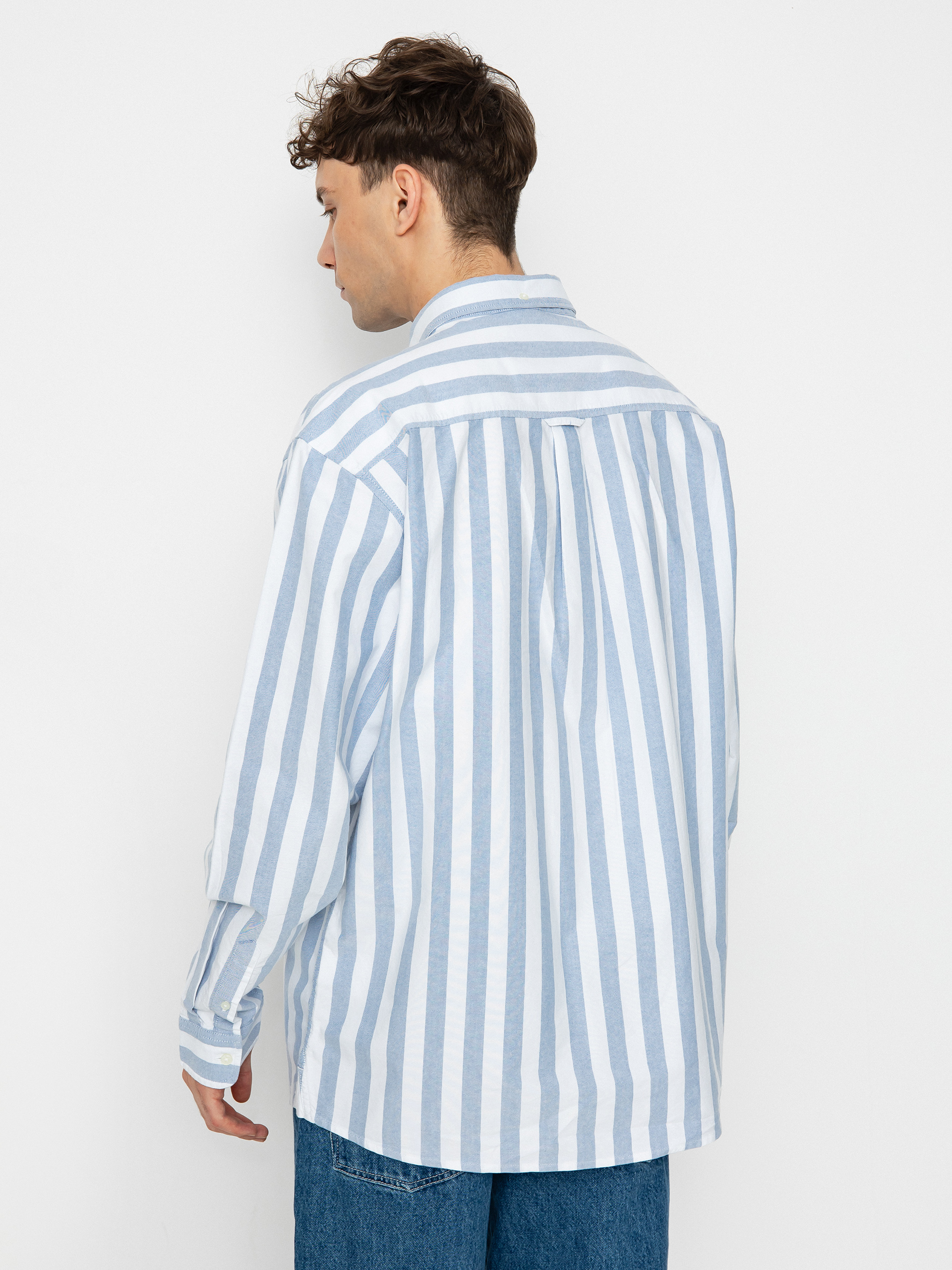 Košile Carhartt WIP Dillion (dillion stripe/bleach/white)