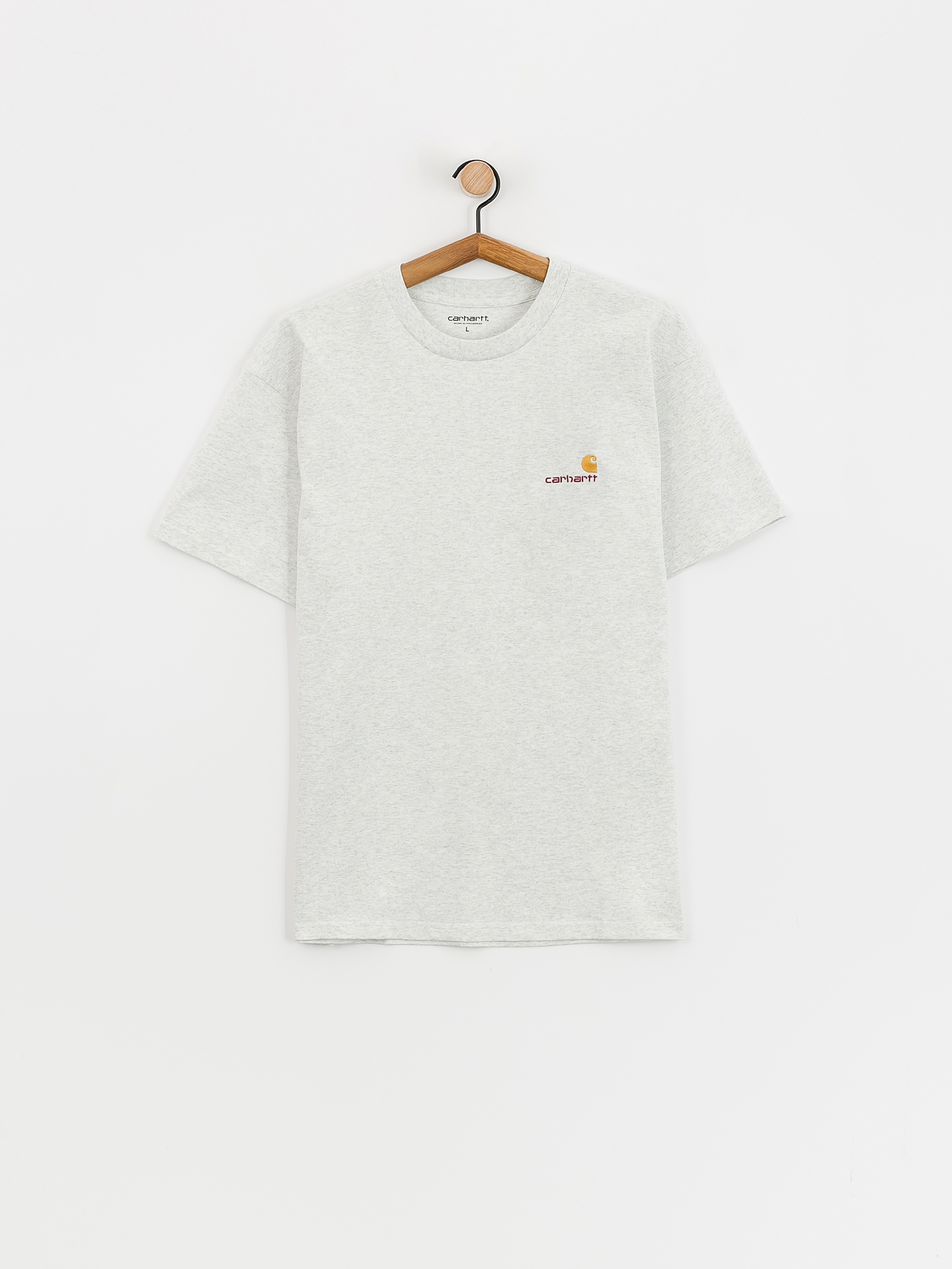 Tričko Carhartt WIP American Script (ash heather)