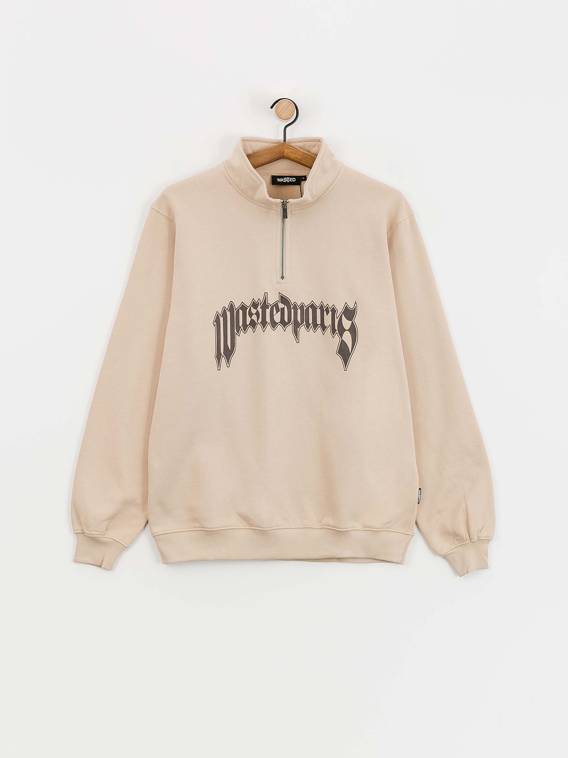 Mikina Wasted Paris Funnel Pitcher (dune)