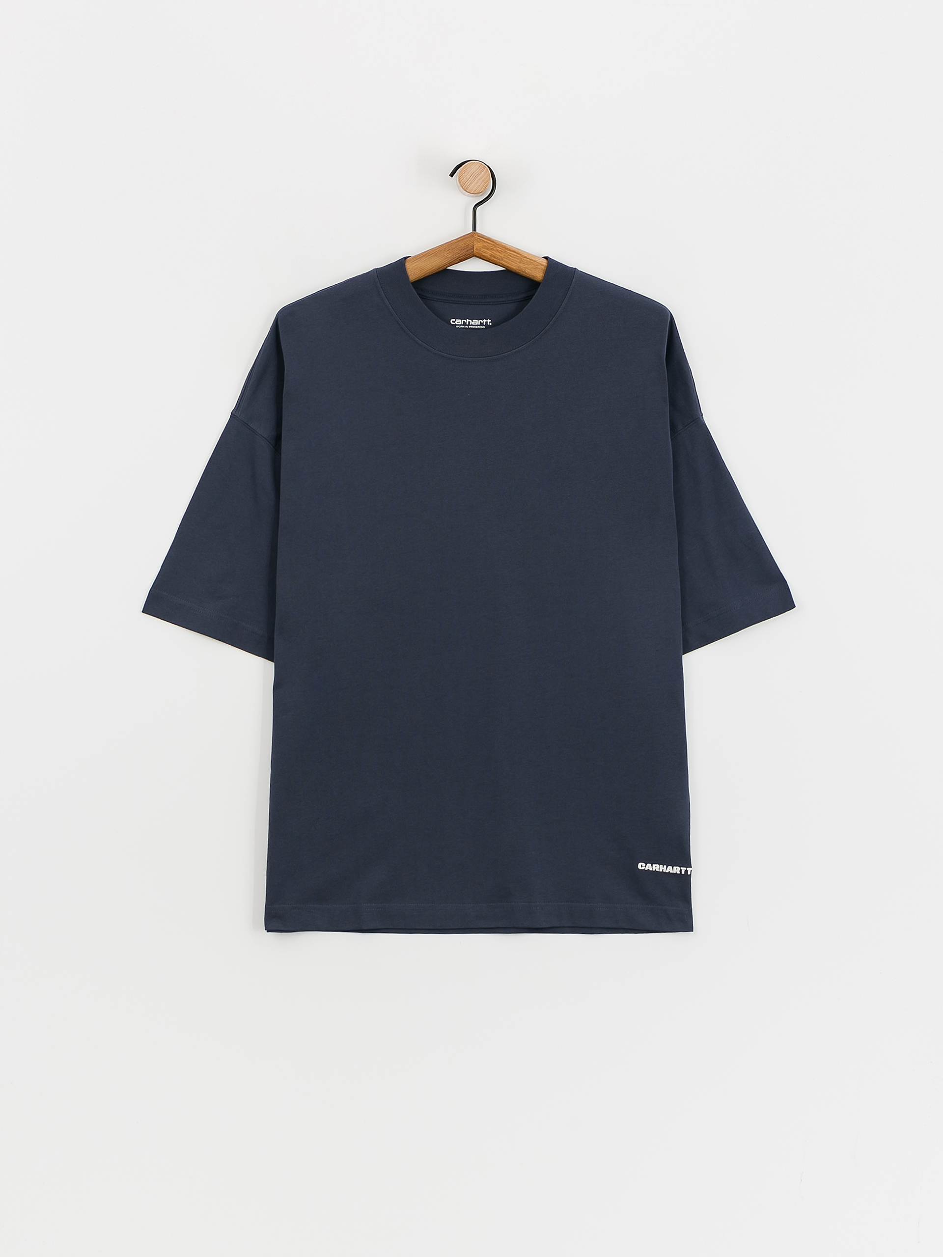 Tričko Carhartt WIP Link Script (blue/white)