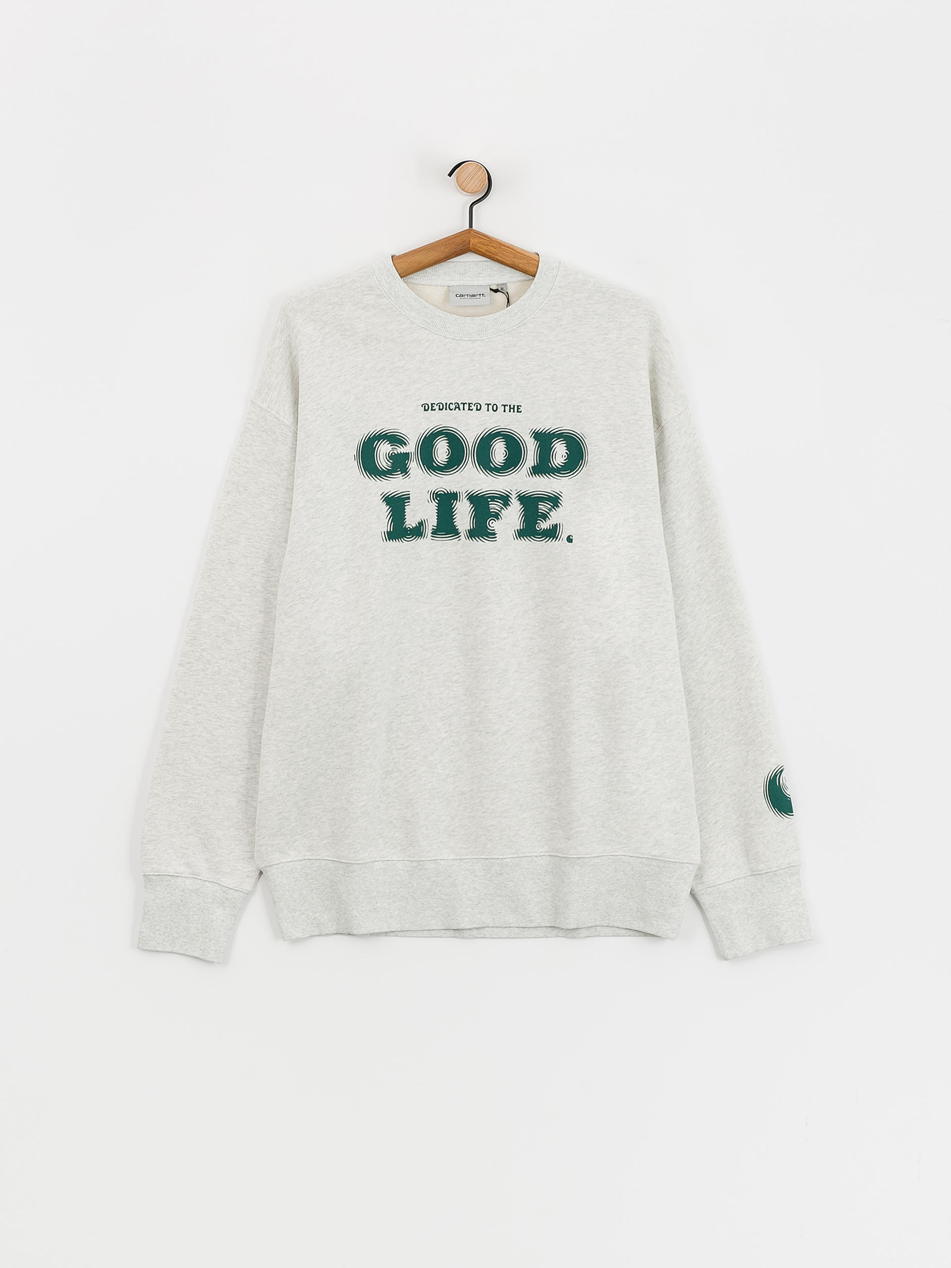 Mikina Carhartt WIP Mist (ash heather/chervil)