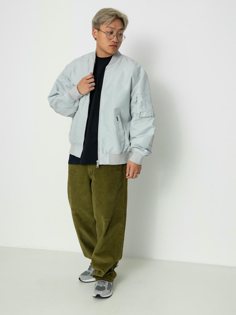 Bunda Carhartt WIP Otley Bomber (sonic silver)