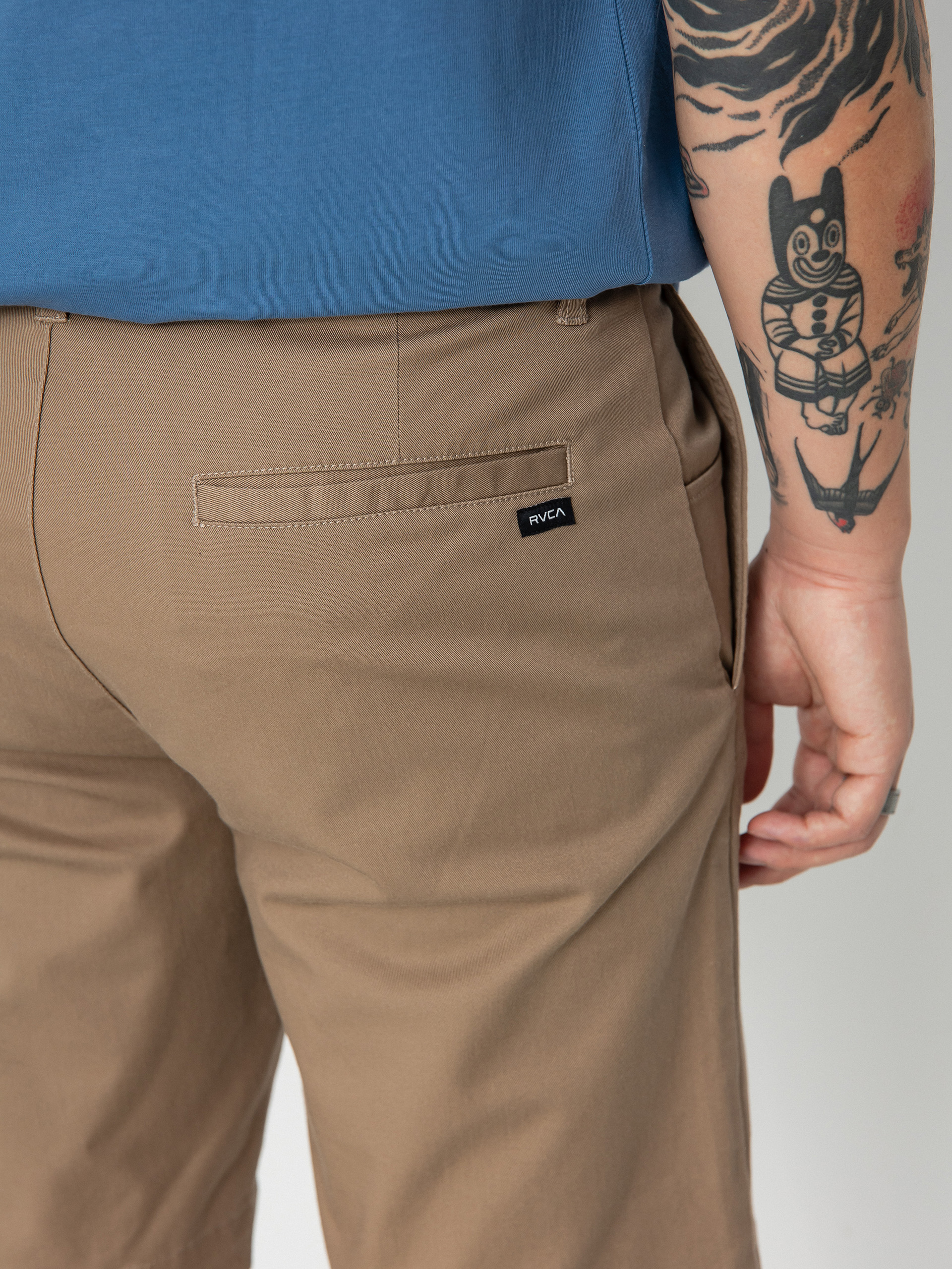 Kraťasy RVCA Weekend Stretch (dark khaki)