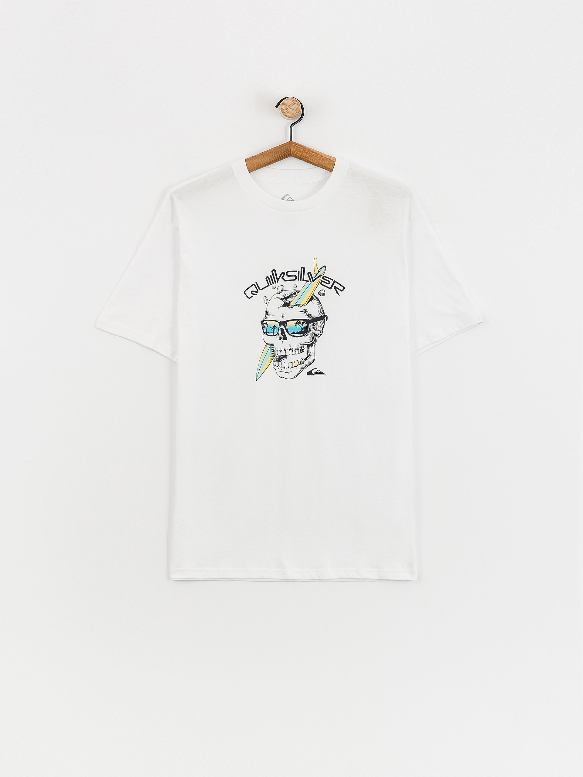 Tričko Quiksilver One Last Surf (white)