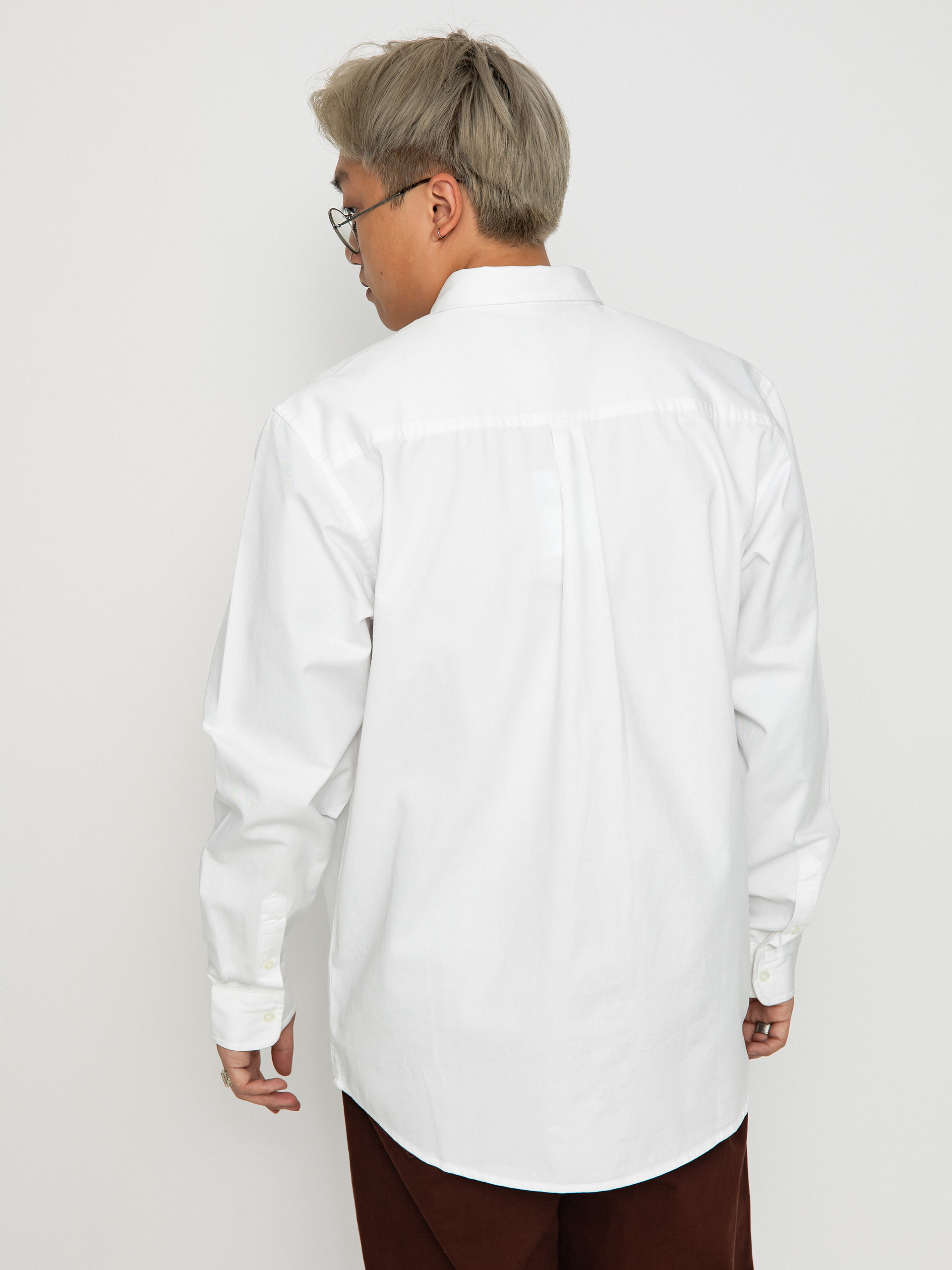 Košile Carhartt WIP Madison (white/black)