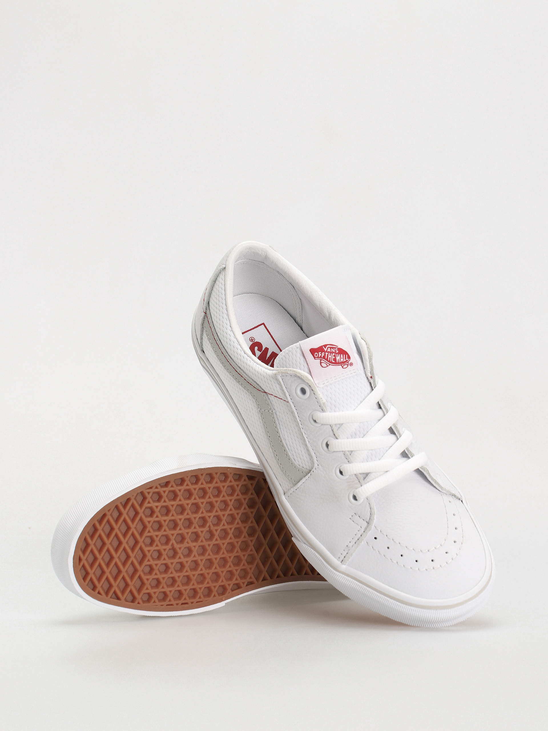 Boty Vans Sk8 Low (retro skate white/red)