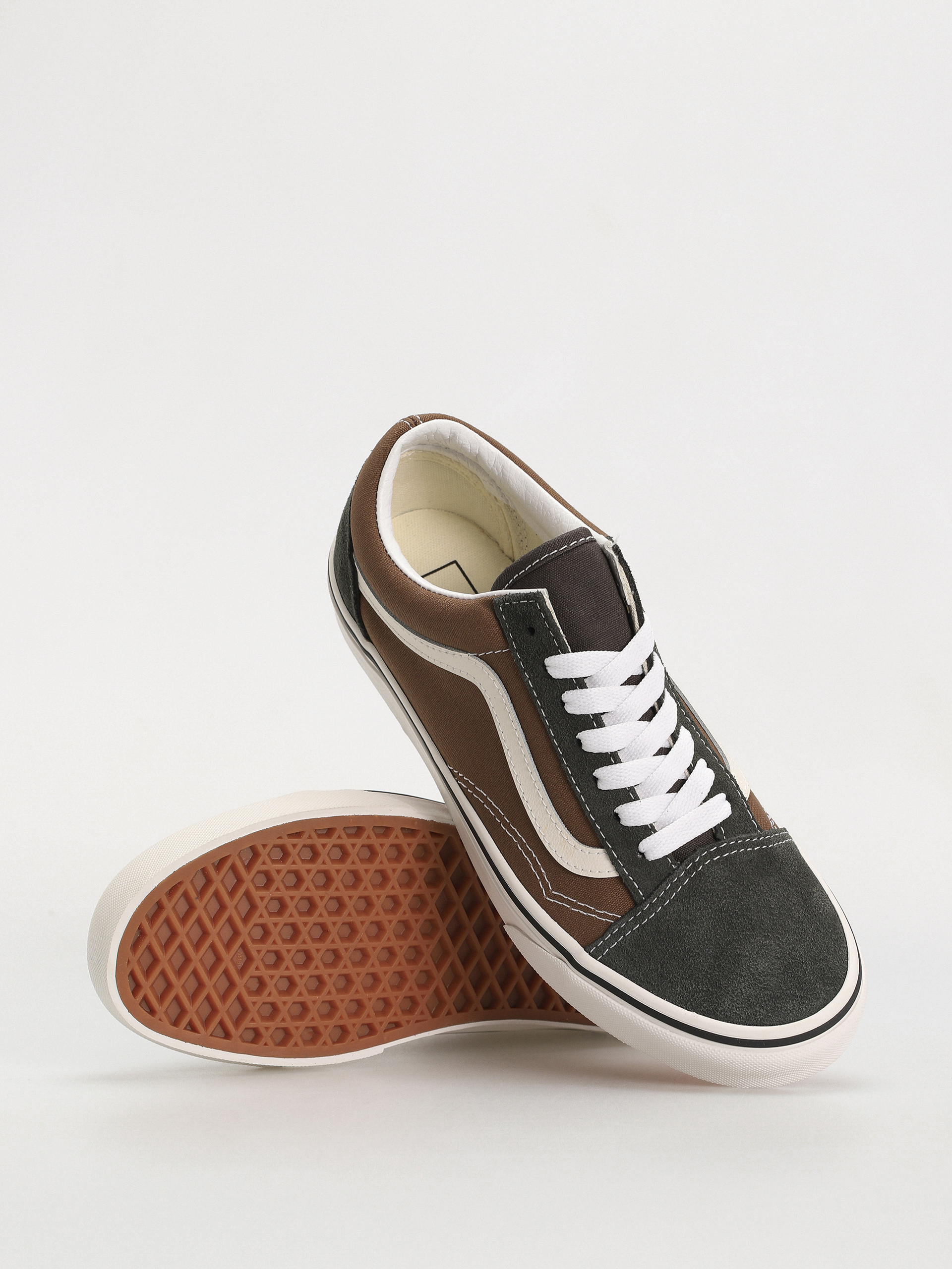 Boty Vans Old Skool (canvas/suede pop brown/multi)