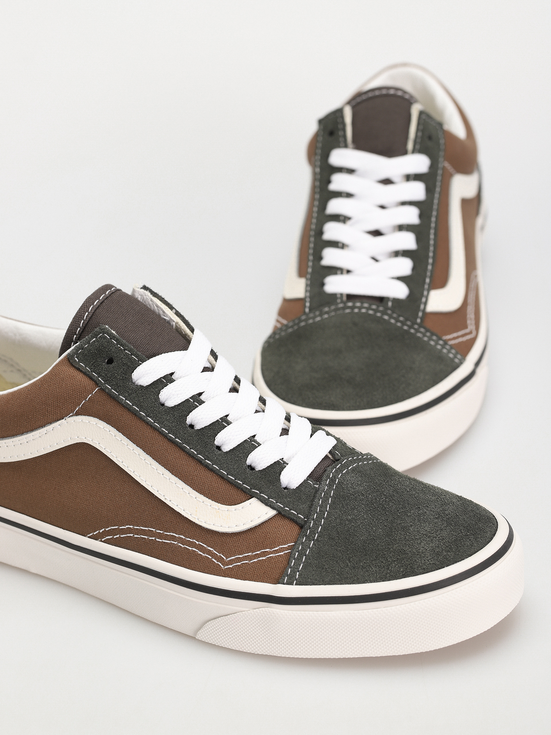 Boty Vans Old Skool (canvas/suede pop brown/multi)