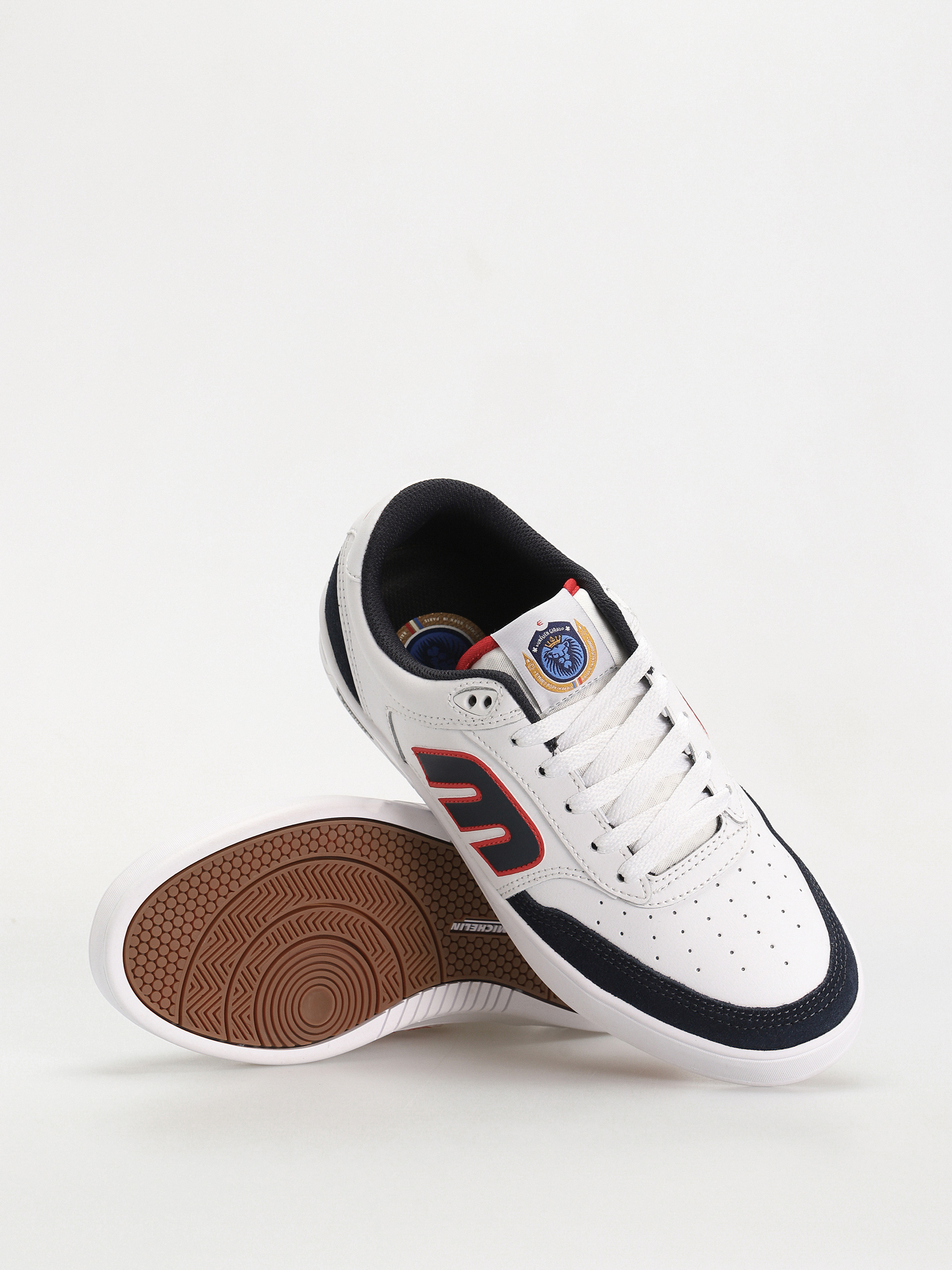 Boty Etnies The Aurelien Michelin (white/navy/red)