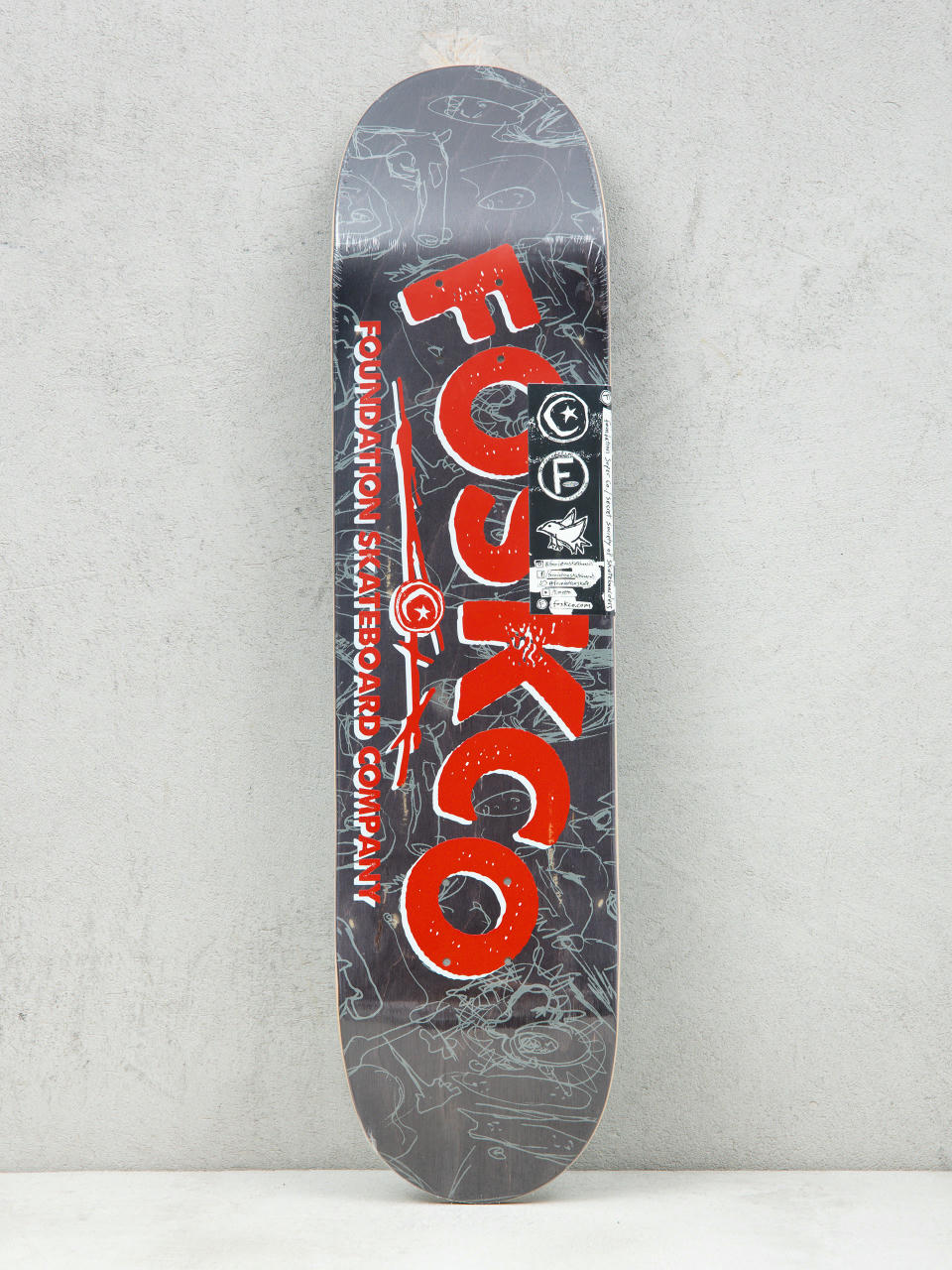 Deska Foundation Fosko (black/red)