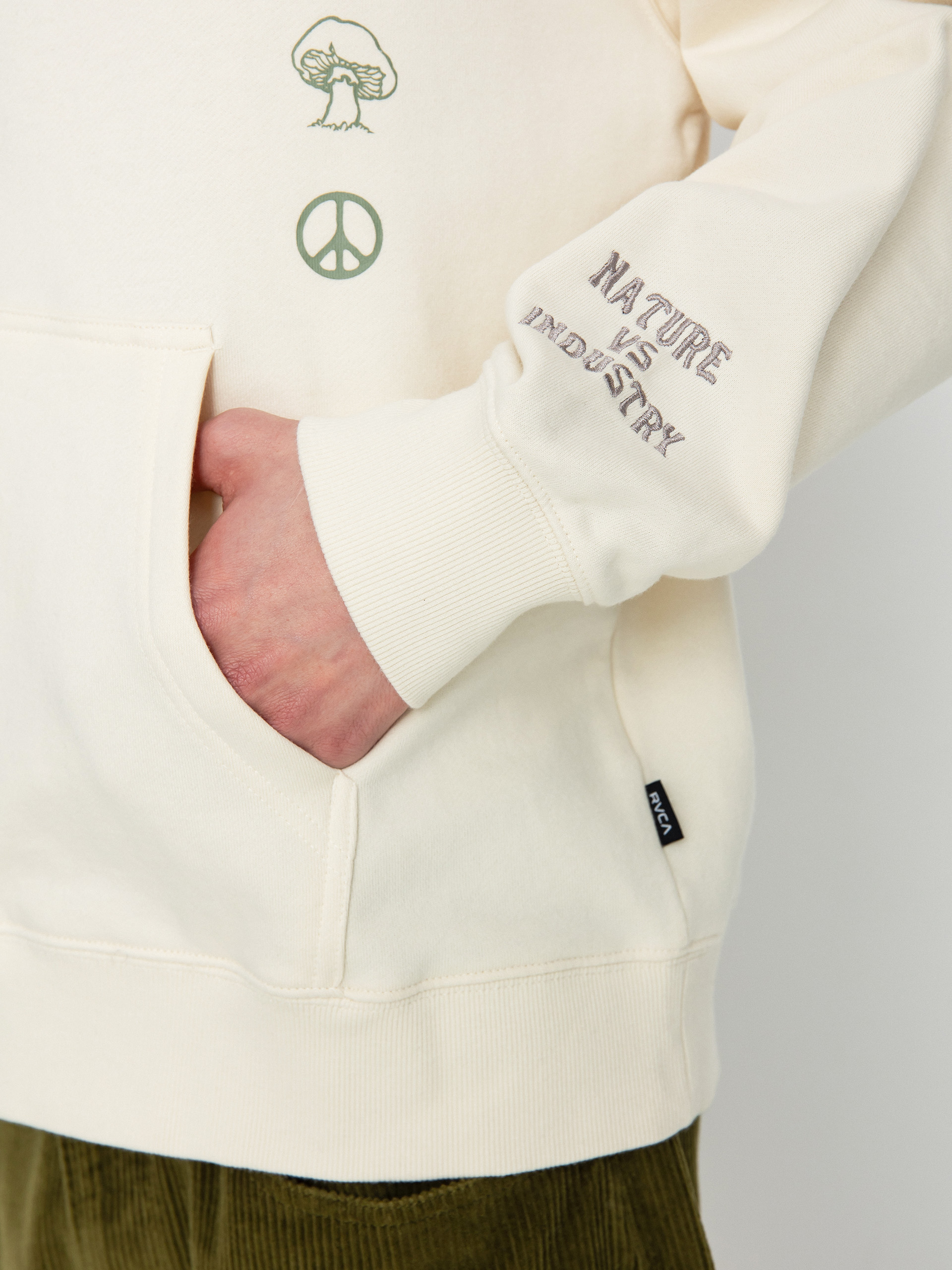 Mikina s kapucí RVCA Love Her HD (salt)