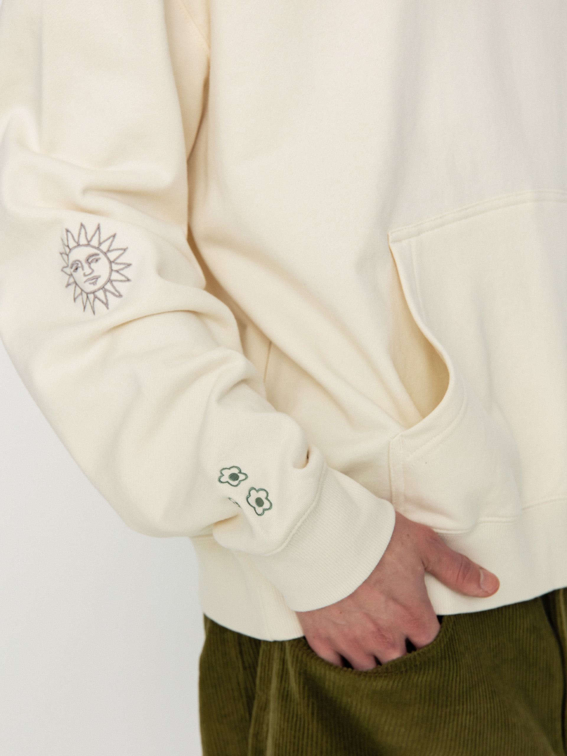 Mikina s kapucí RVCA Love Her HD (salt)