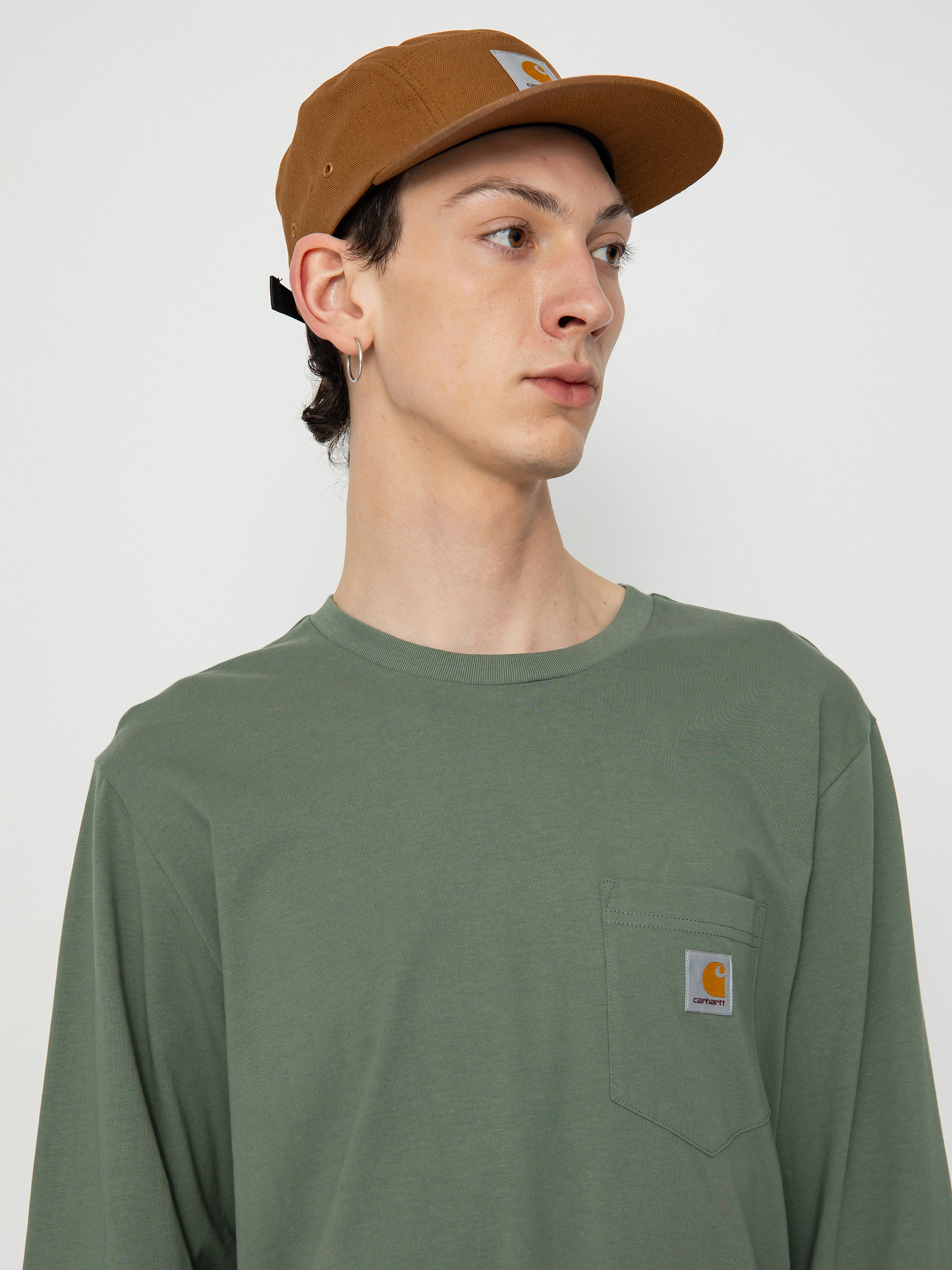 Triko Carhartt WIP Pocket (park)