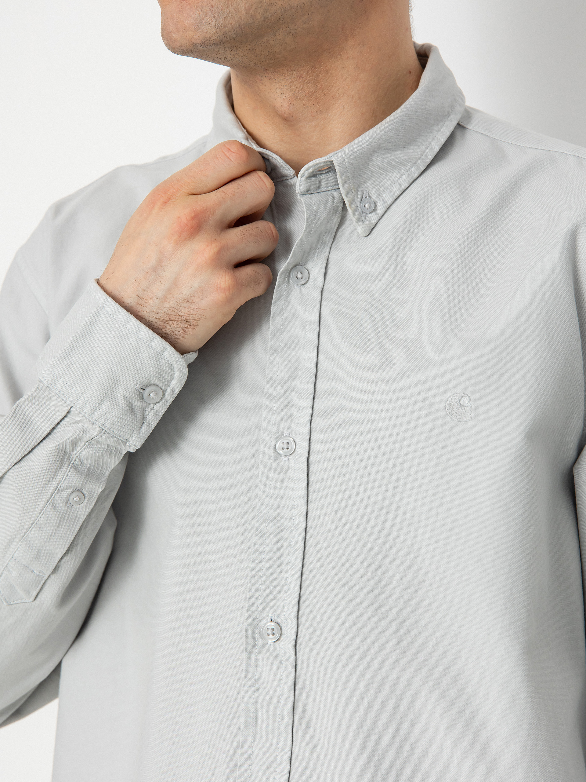 Košile Carhartt WIP Bolton (sonic silver)