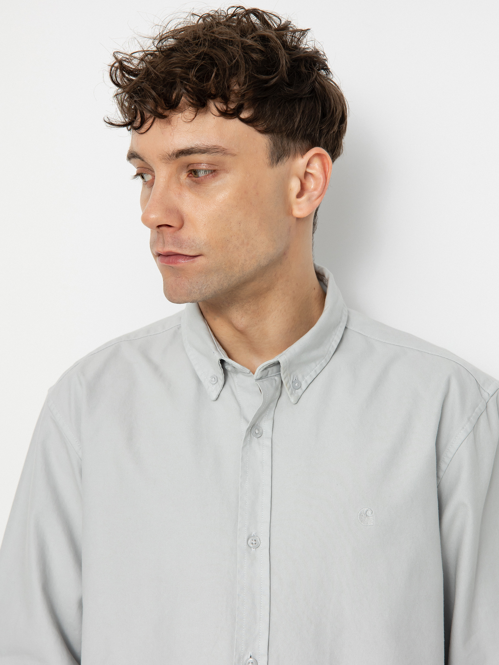 Košile Carhartt WIP Bolton (sonic silver)