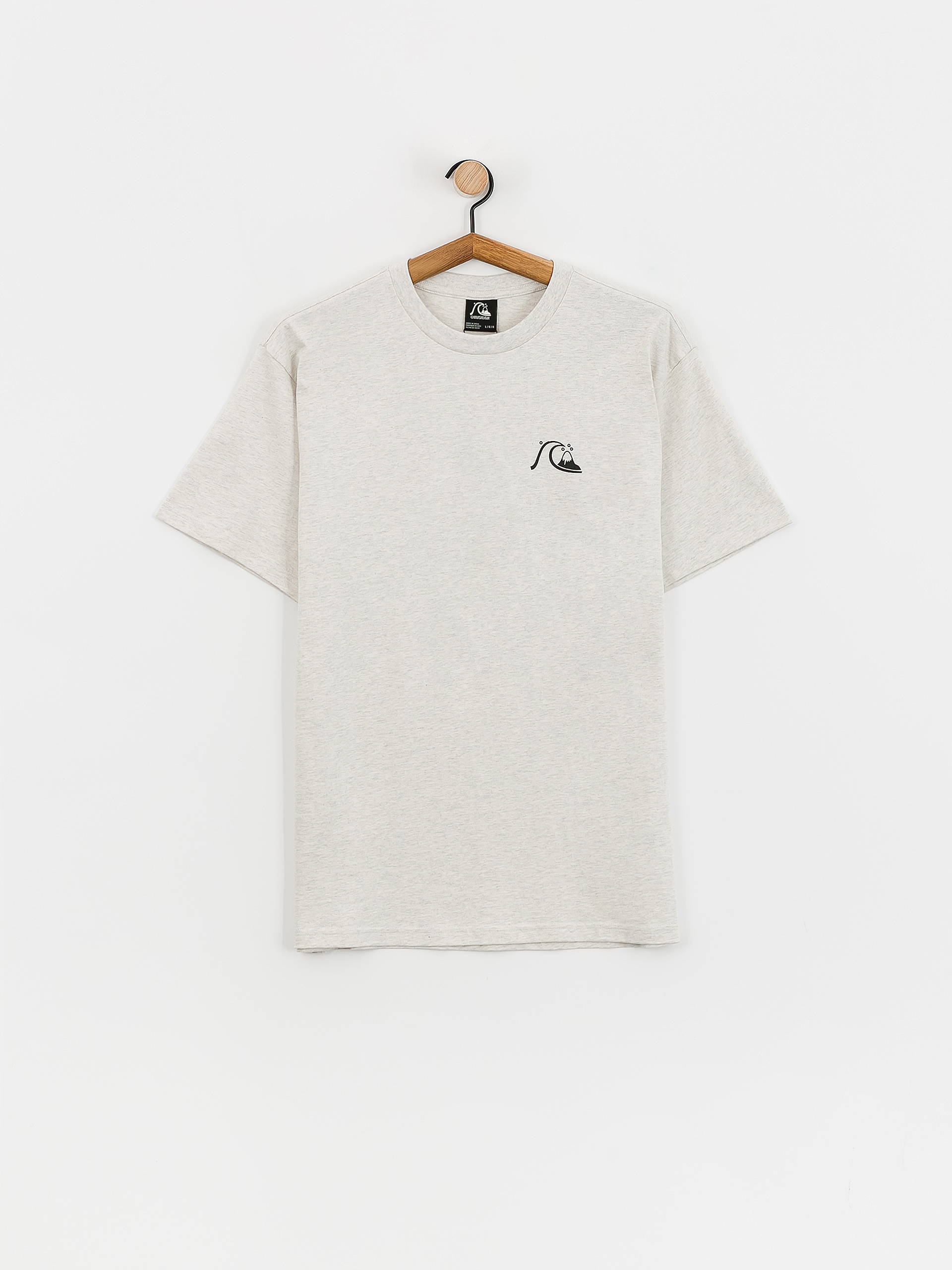 Tričko Quiksilver Qs Bubble Logo Dna (snow heather)