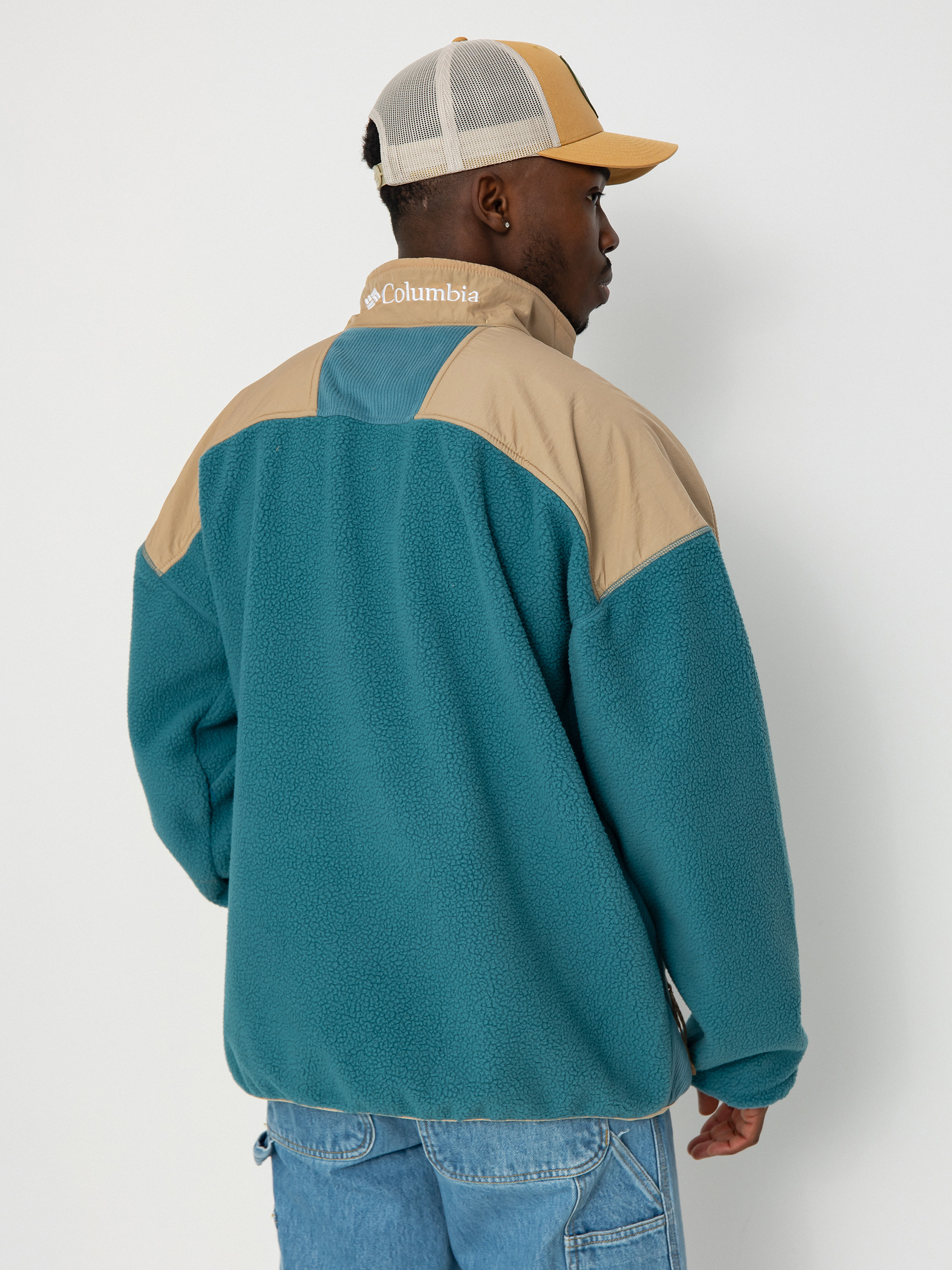 Pánský Fleecová mikina Columbia Riptide (cloudburst/canoe/salmon rose)