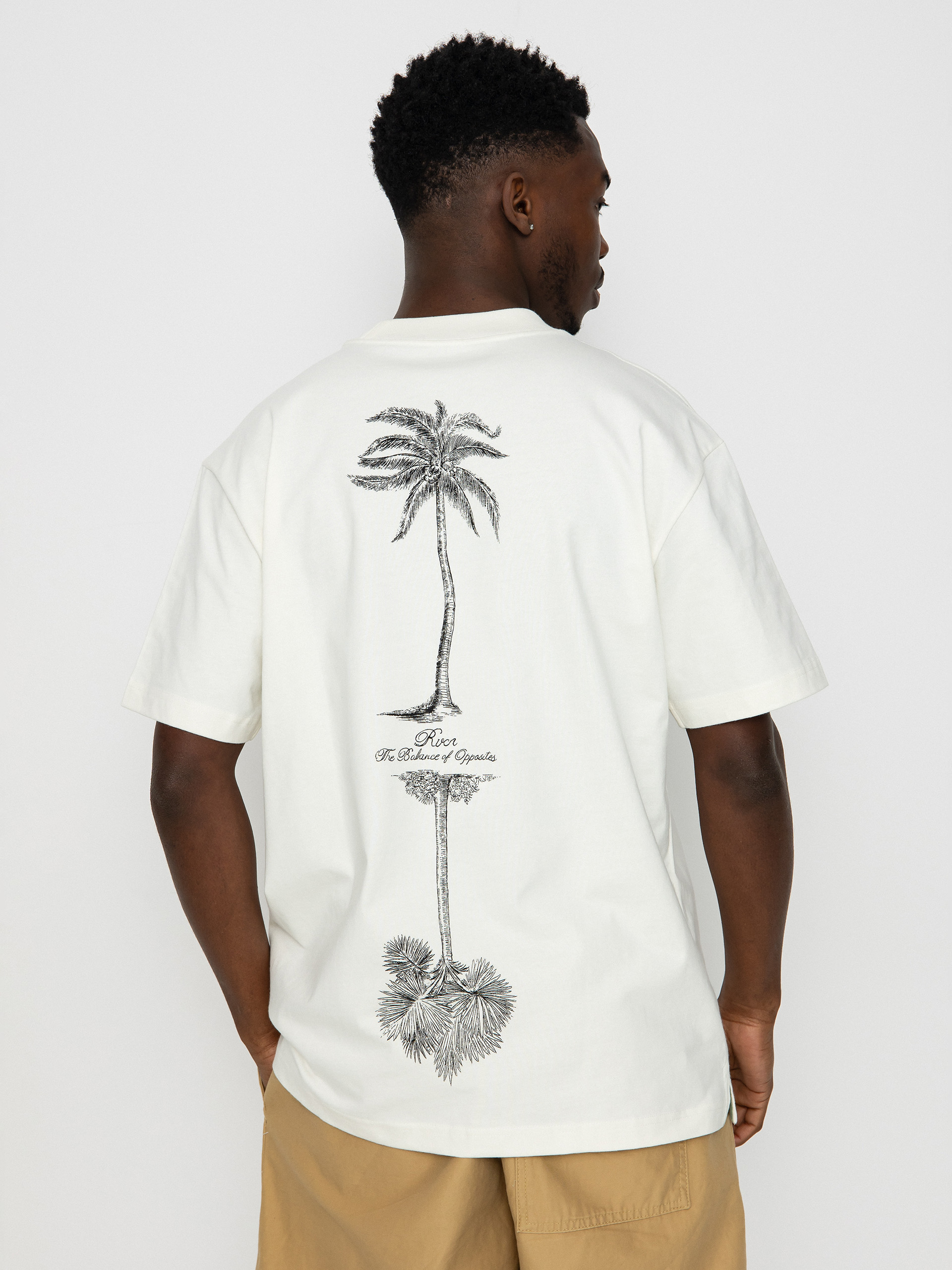 Tričko RVCA Tiger Style (salt)